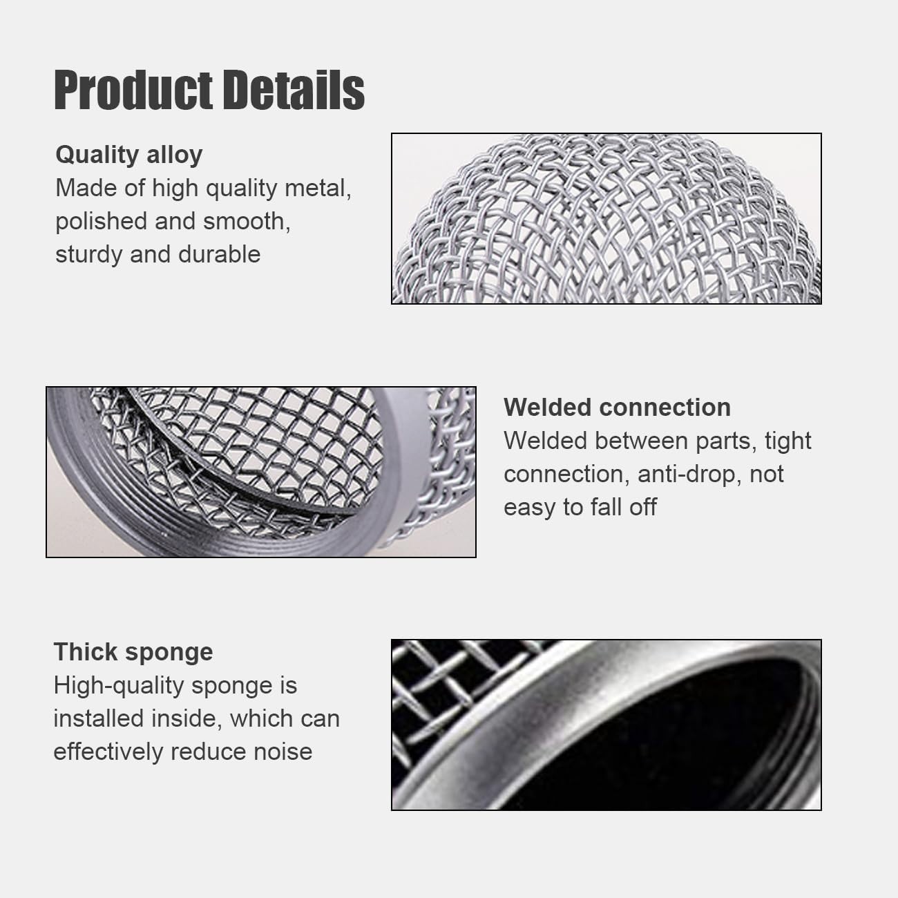 1 PCS Microphone Head Replacement for SM58 – Enhance Your Audio Experience