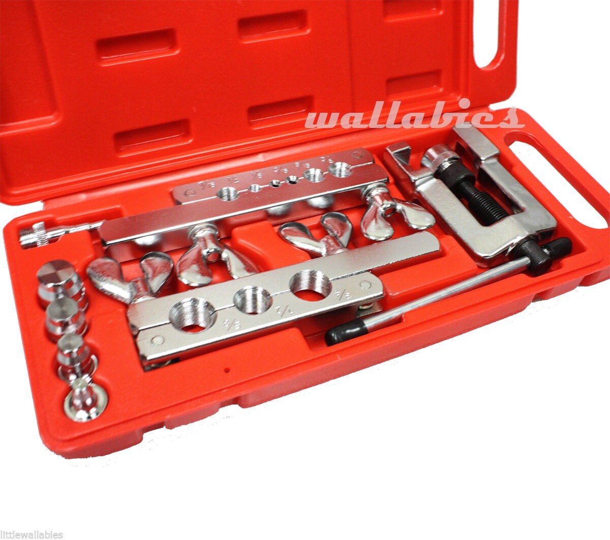 45°Traditional Extrusion Type Flaring & Swaging Tool Kit w/ case