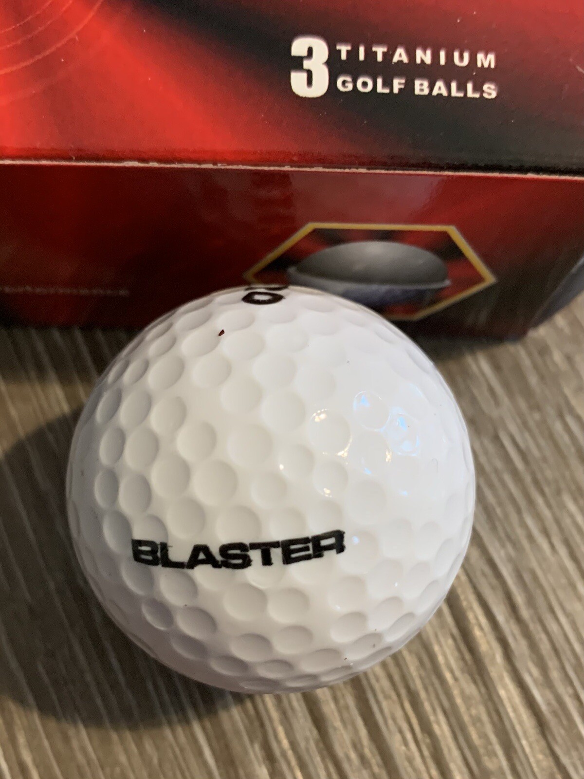 Nitro Blaster Titanium Golf Balls #1 Pack Sleeve 3-Balls New