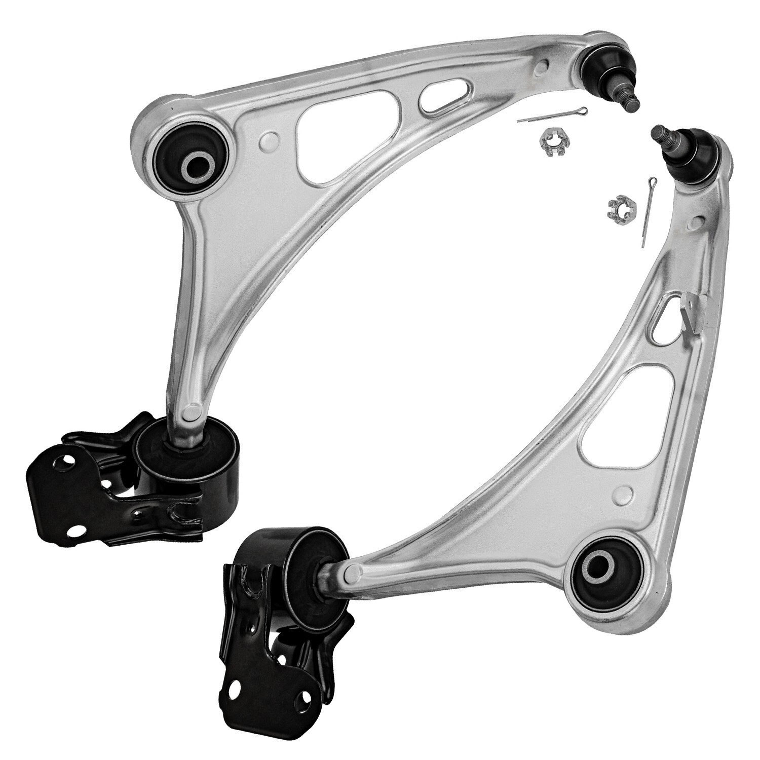 Front Lower Control Arms Inner Outer Tie Rods for Honda Pilot Ridgeline Passport