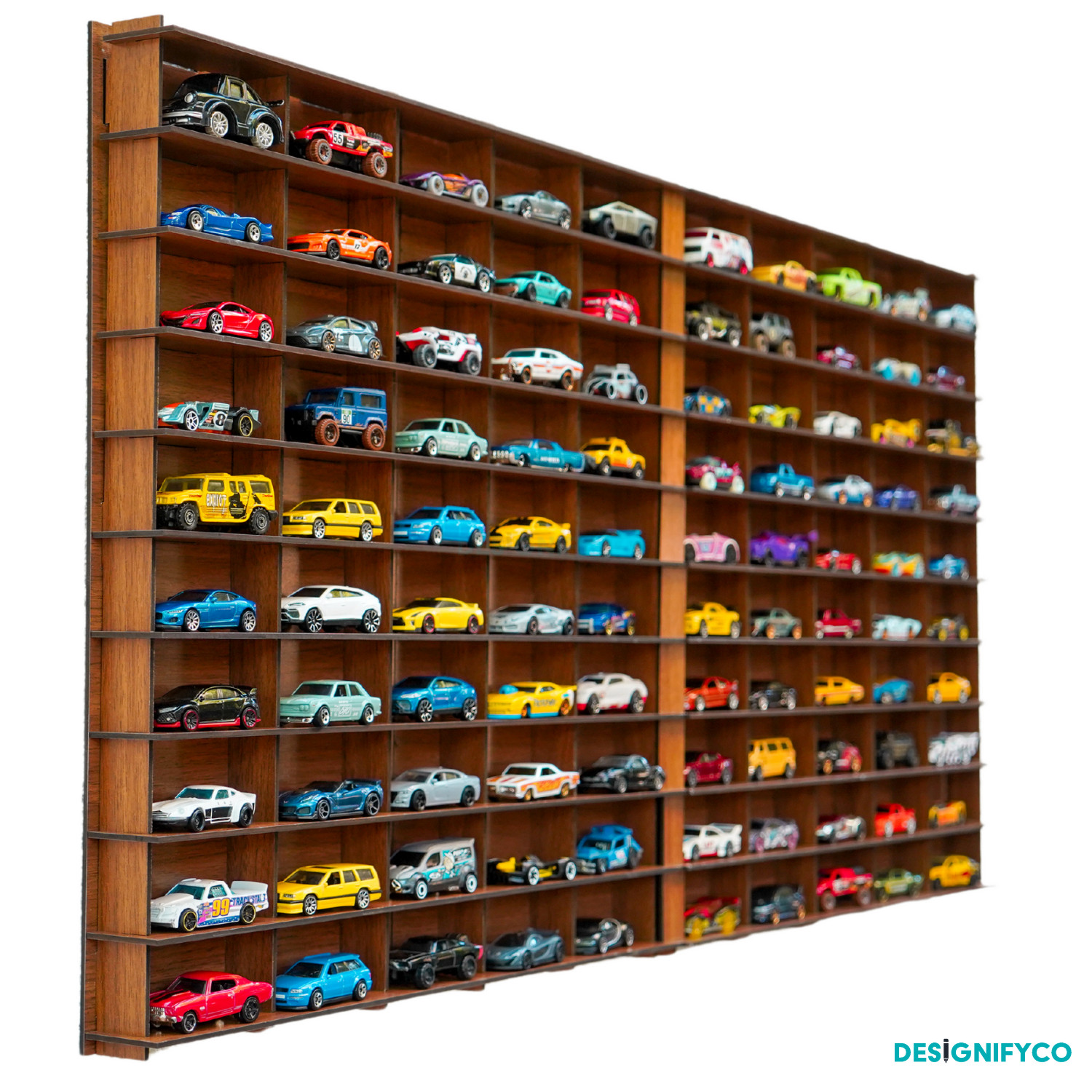 100 Car 1/64 Model Car Display Case, OLD BLACK Toy Car Storage Organizer,Cars St