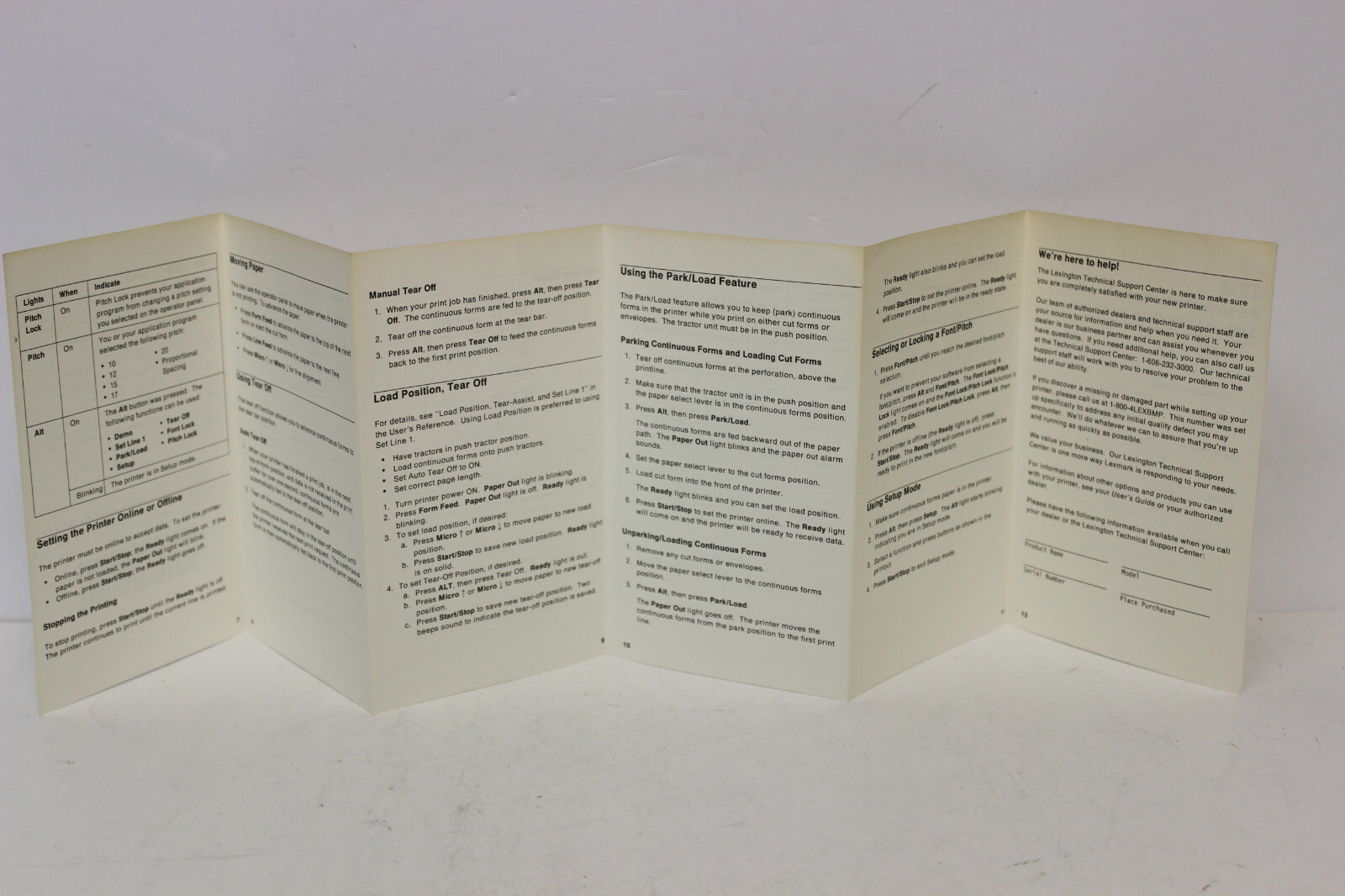 IBM PERSONAL PRINTER SERIES II 2380 & 2381 USER'S REFERENCE GUIDE MANUAL