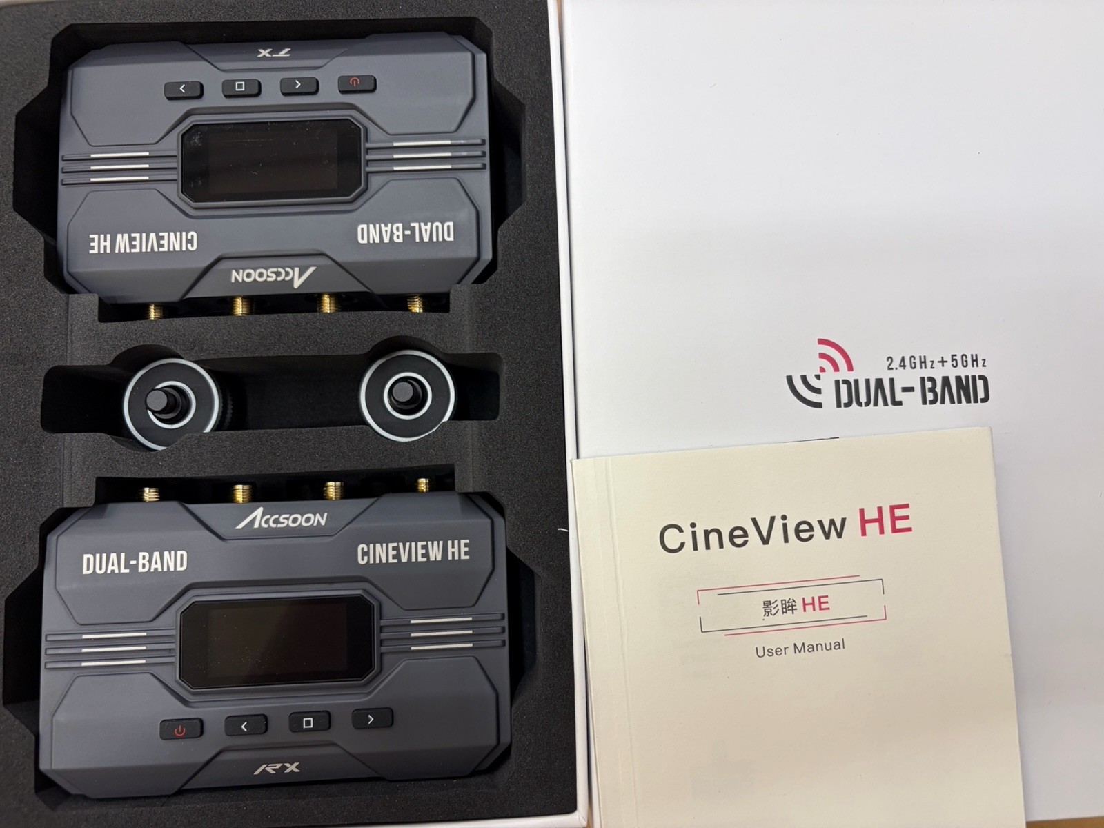 Accsoon CineView HE Wireless Video Transmission System Transmitter&Receiver Kit