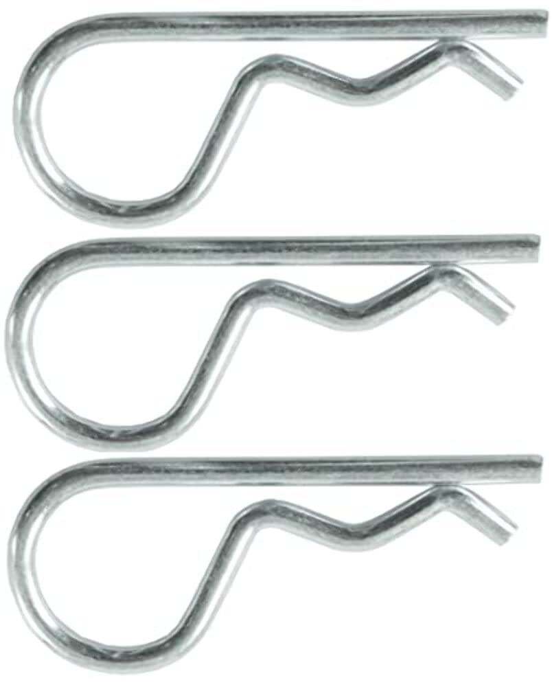 JR Products Heavy-Duty Alloy Steel Hitch Pin Clip - 3 Pack
