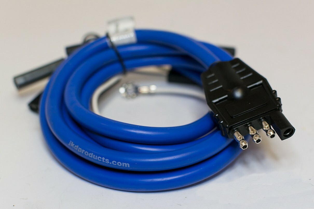 Load Trail 090006 Cold Weather Wire Harness Extension with 4-Flat Plug