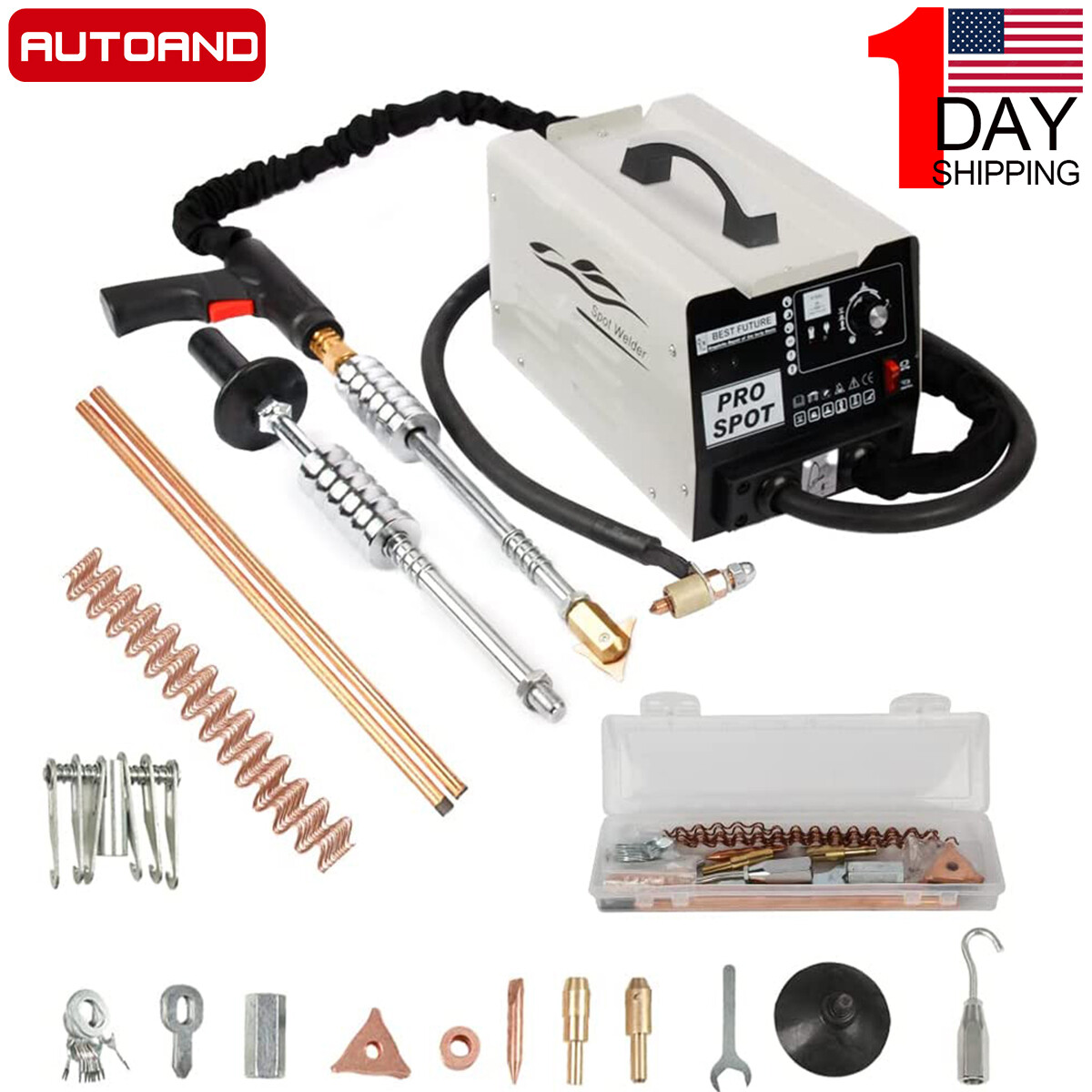 6 Models Car Body Dent Repair Kit Dent Puller Spot Welder Welding Machine 3800A