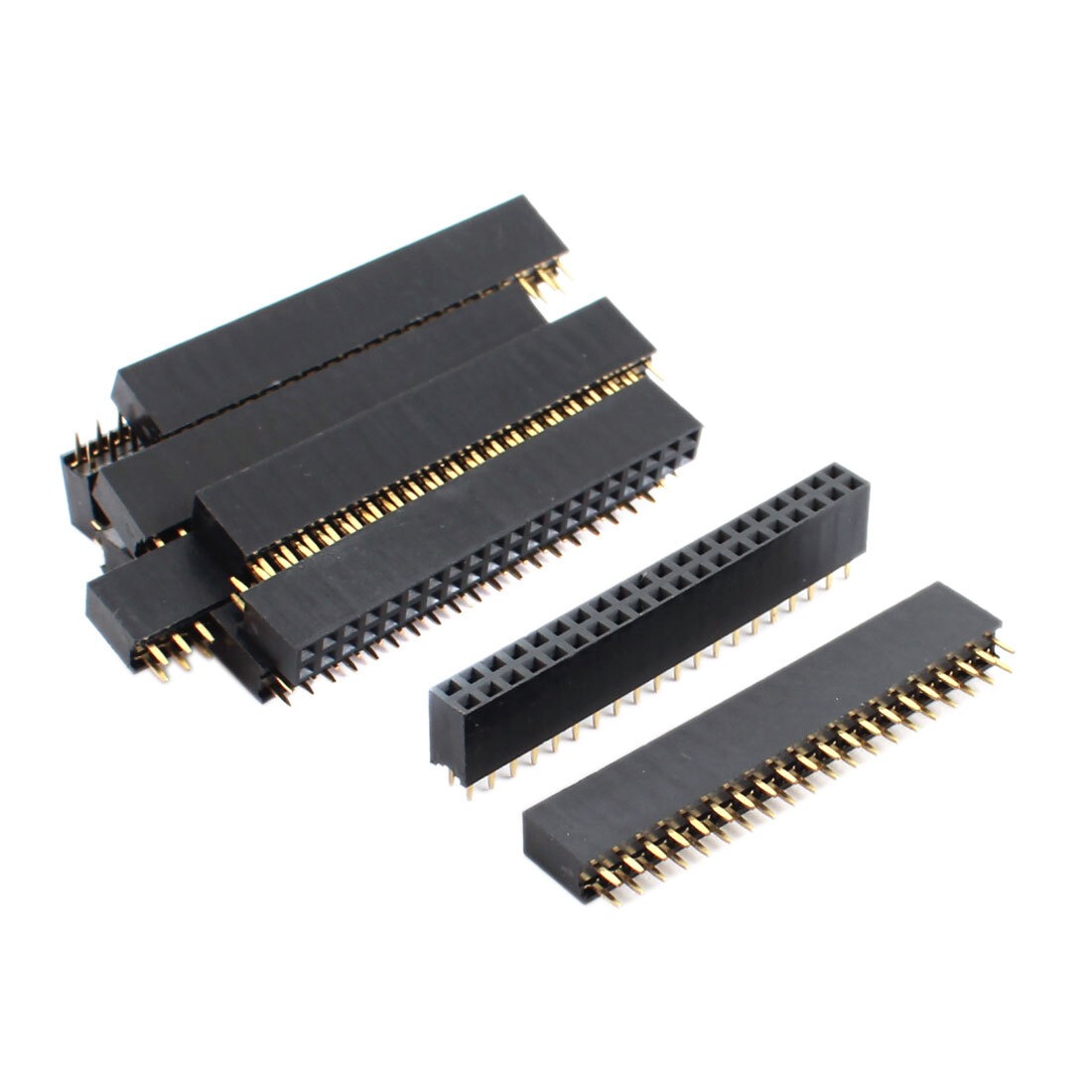 10pcs 2.54mm 2x20 40-Pin Female Pin Header Socket Connector Strip