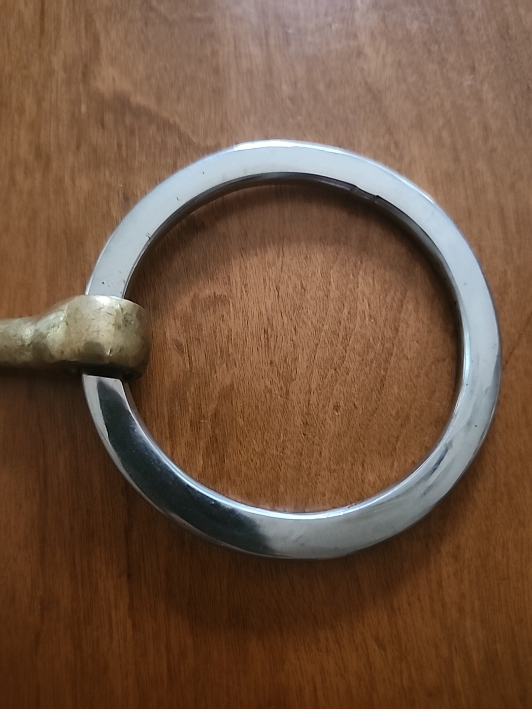 O-Ring Copper Snaffle Bit Unbranded 5"