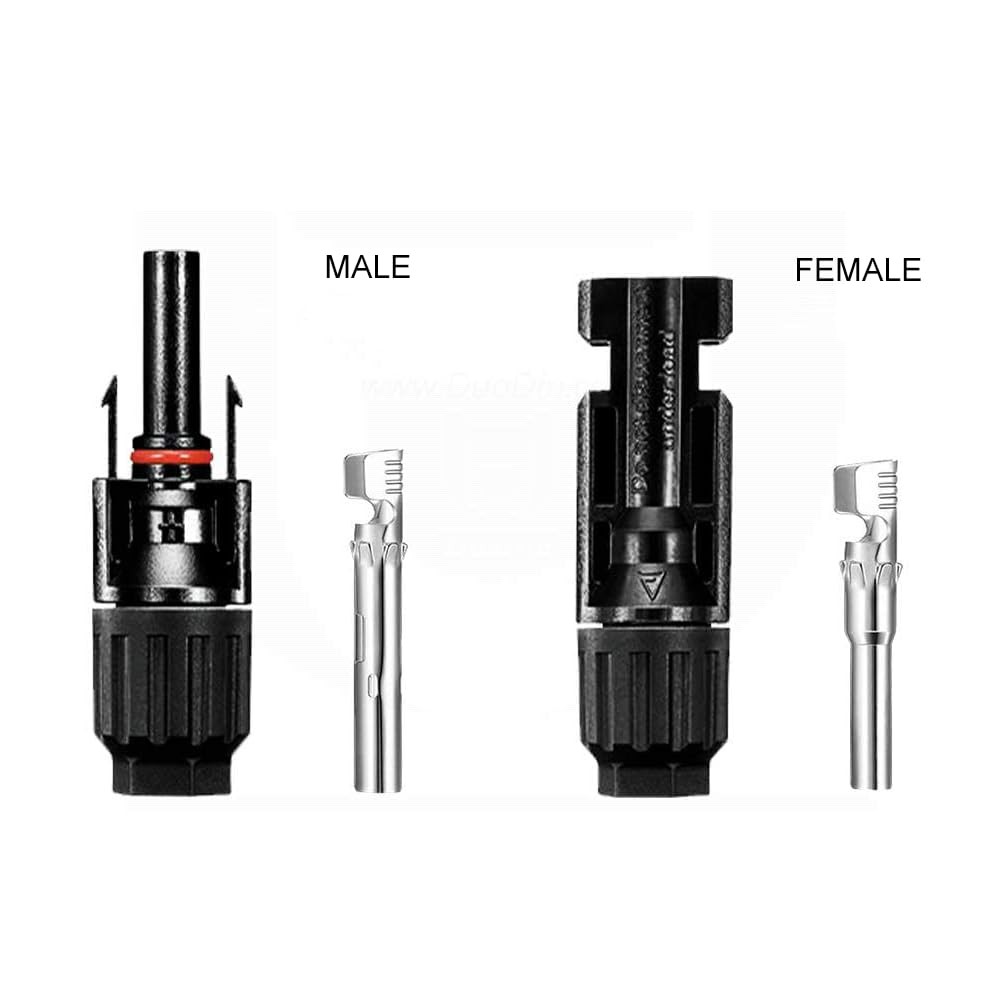 Solar Panel Crimping Tool,Crimping Tool Kit with 10PCS Connectors and 2PCS Sp...