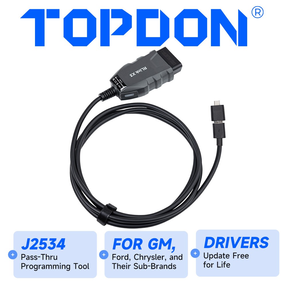 TOPDON RLink X3 J2534 Programming Diagnostic Tool
