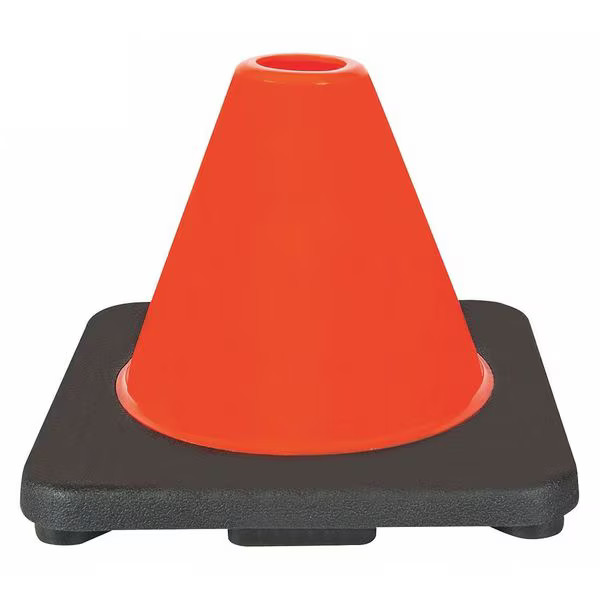 Manufacturer Varies Traffic Cone, PVC, Not Applicable, 6 in Height, 1.5 lb,