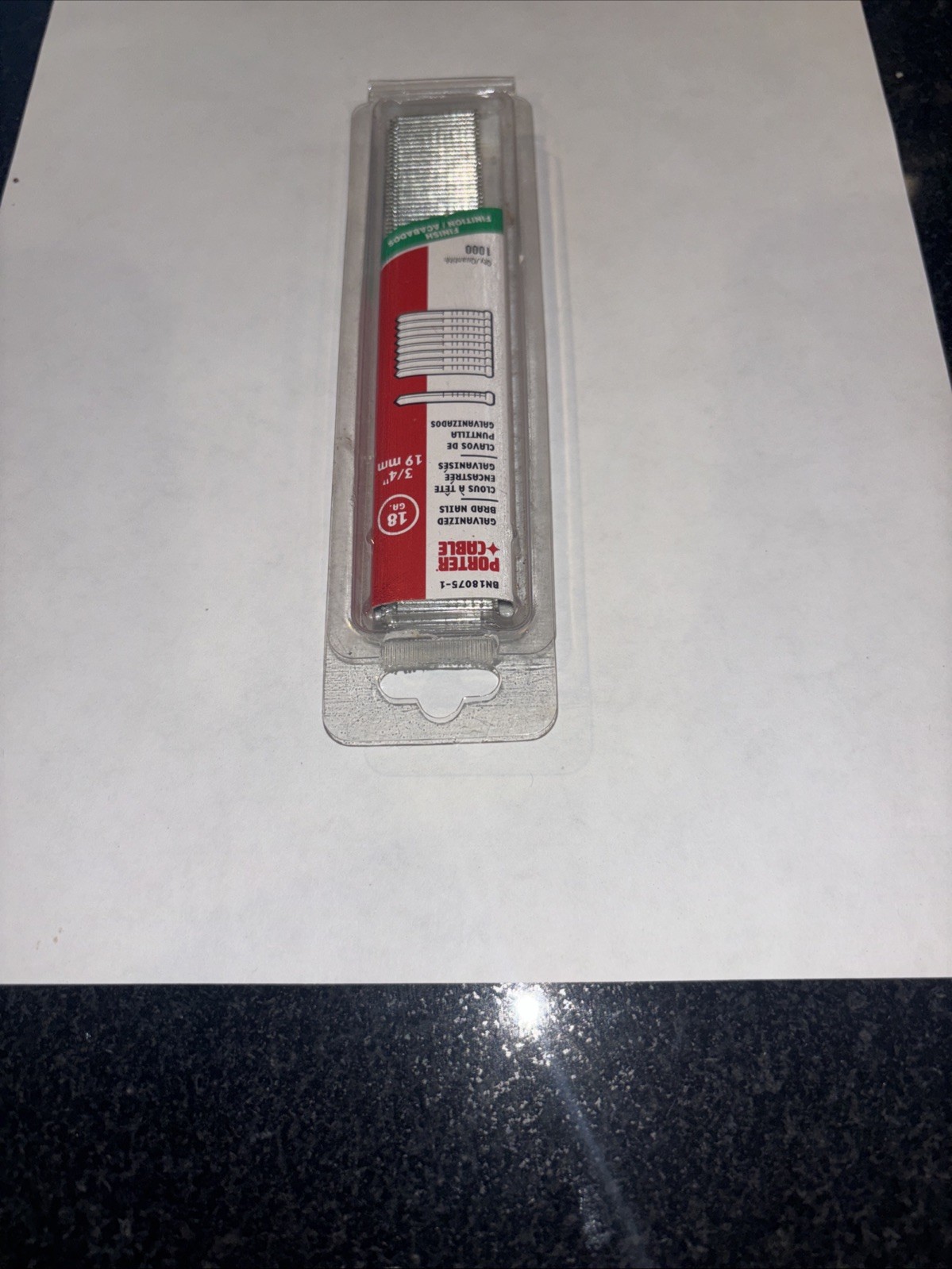 PORTER CABLE BRAD NAILS 3/4" 18G, NIP