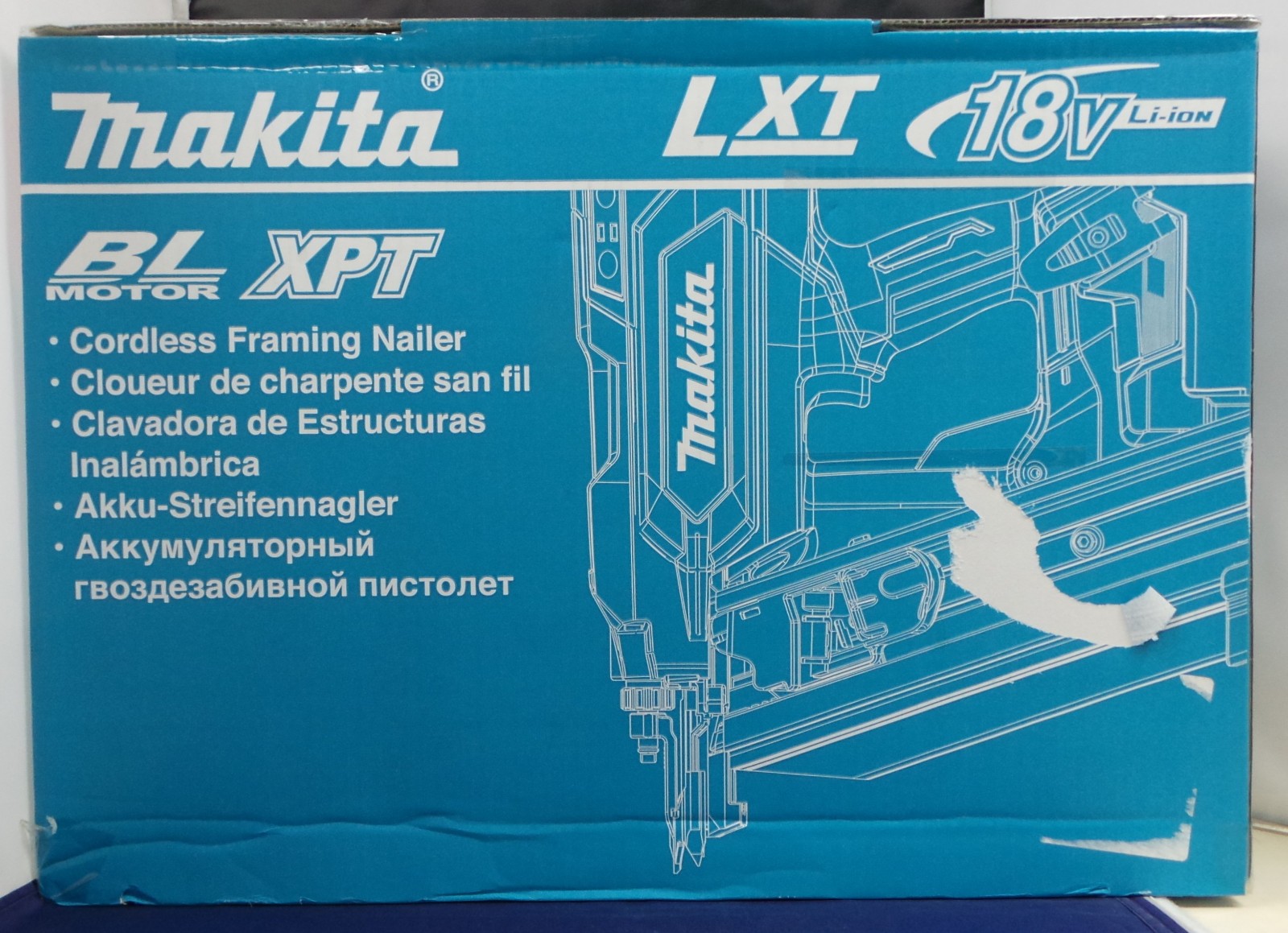 Makita XNB03Z 18V LXT Lithium-Ion 3-1/2" Framing Nailer 21º Tool Only BRAND NEW