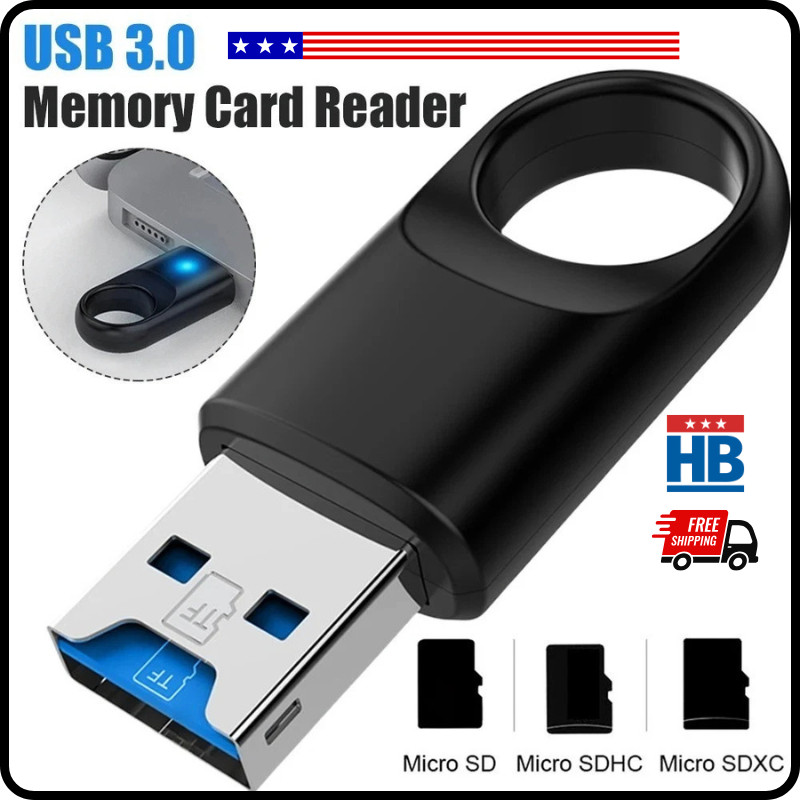 USB 3.0 Micro SD SDHC TF Card Reader Memory Adapter for PC Laptop Camera lot