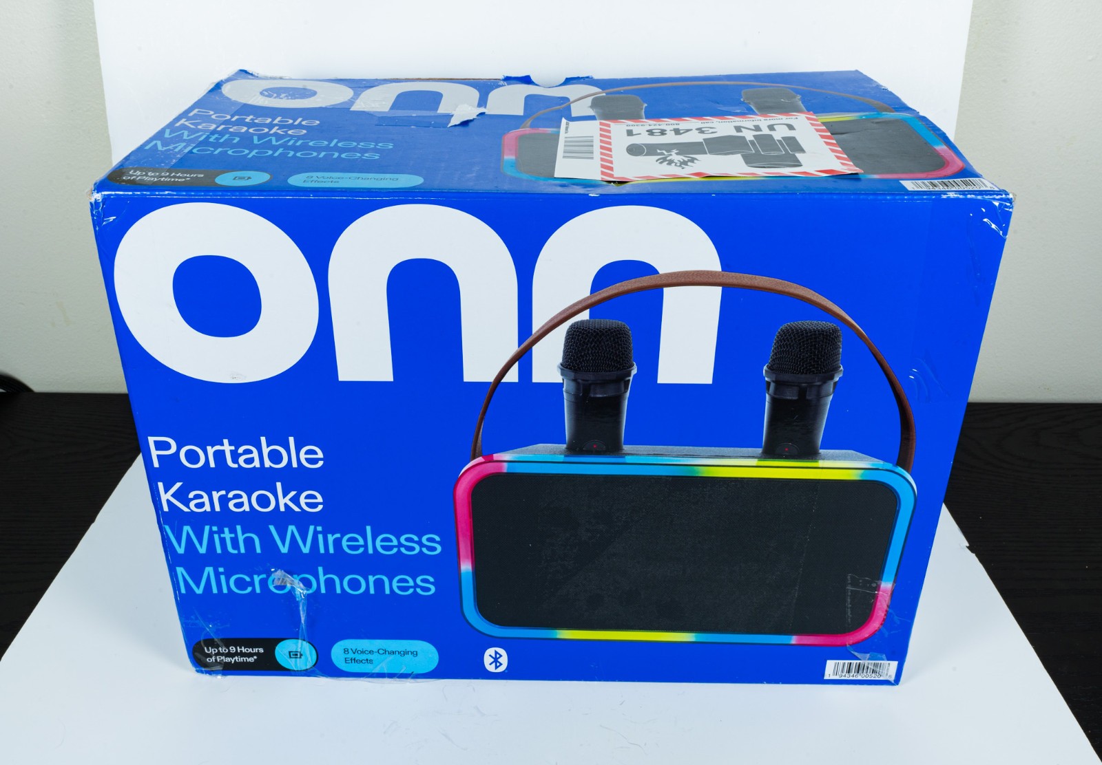 onn.  Portable Karaoke with Wireless Microphones