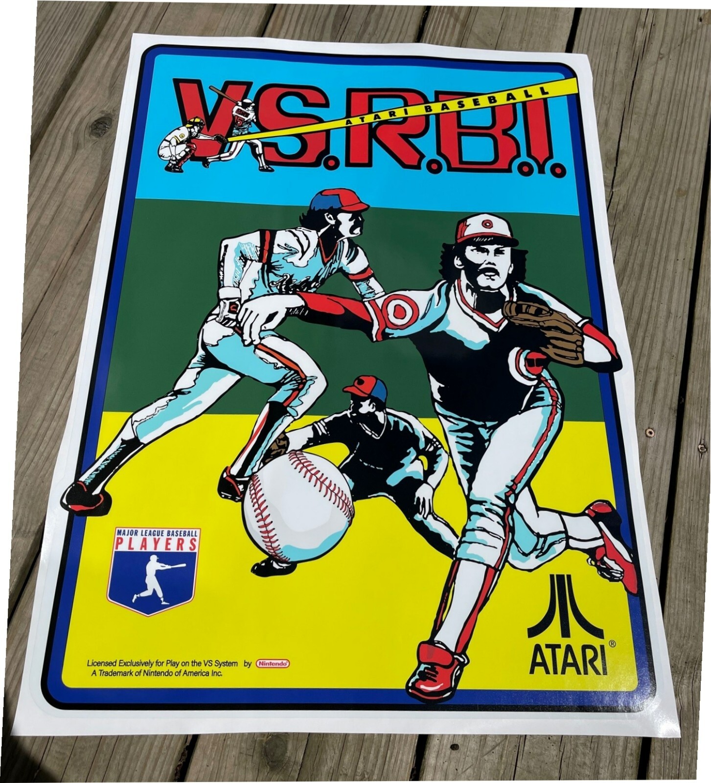 VS RBI Baseball Arcade Side Art on Premium Vinyl w/ Laminate