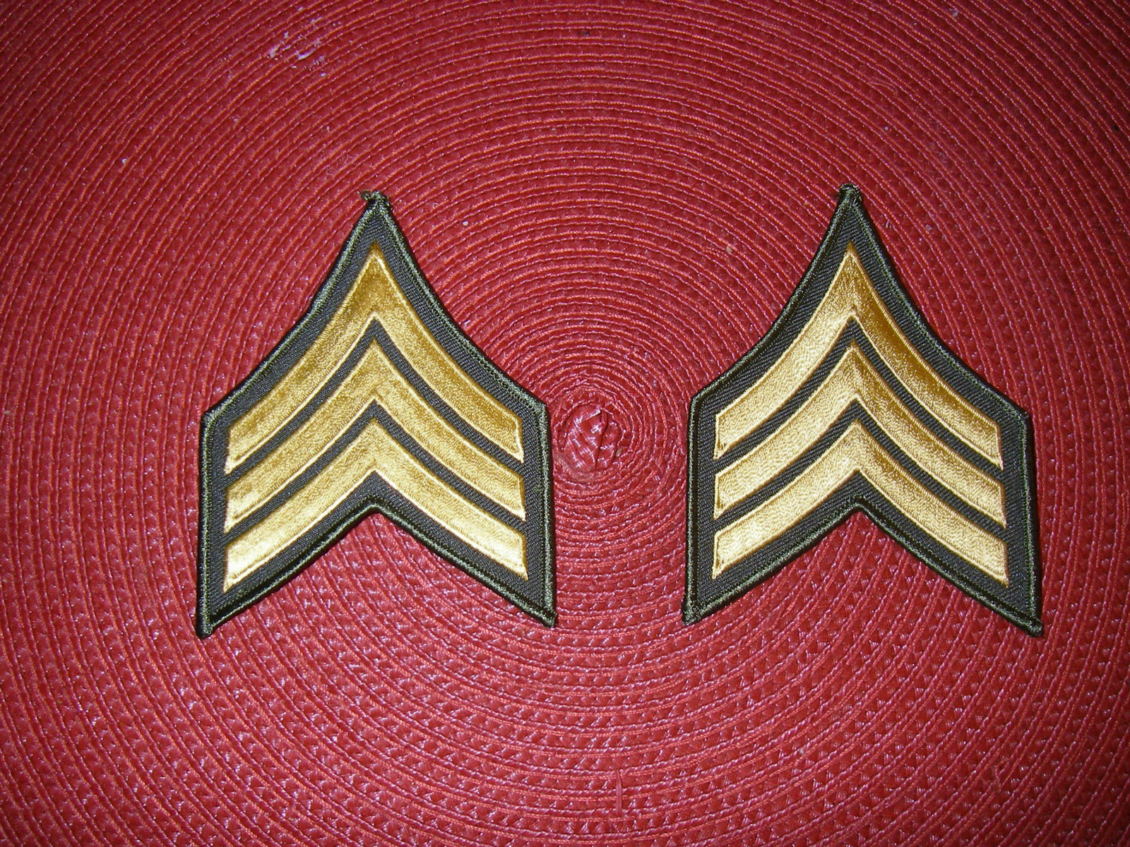 Los Angeles County Sheriff Sergeant Chevron Patches (2)