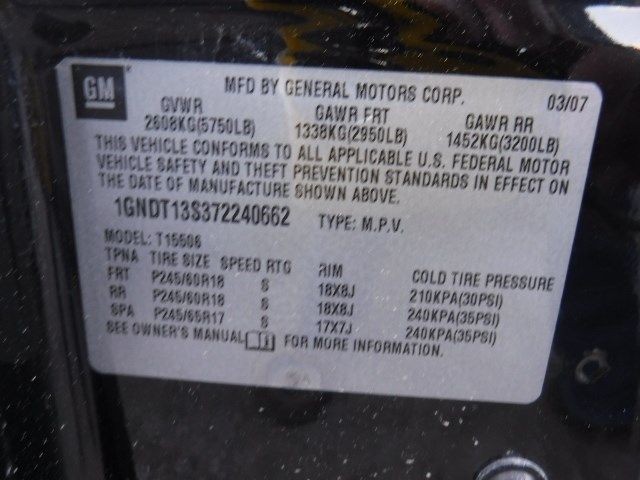 Chevrolet Trailblazer 2007 Left Fender Used 9104