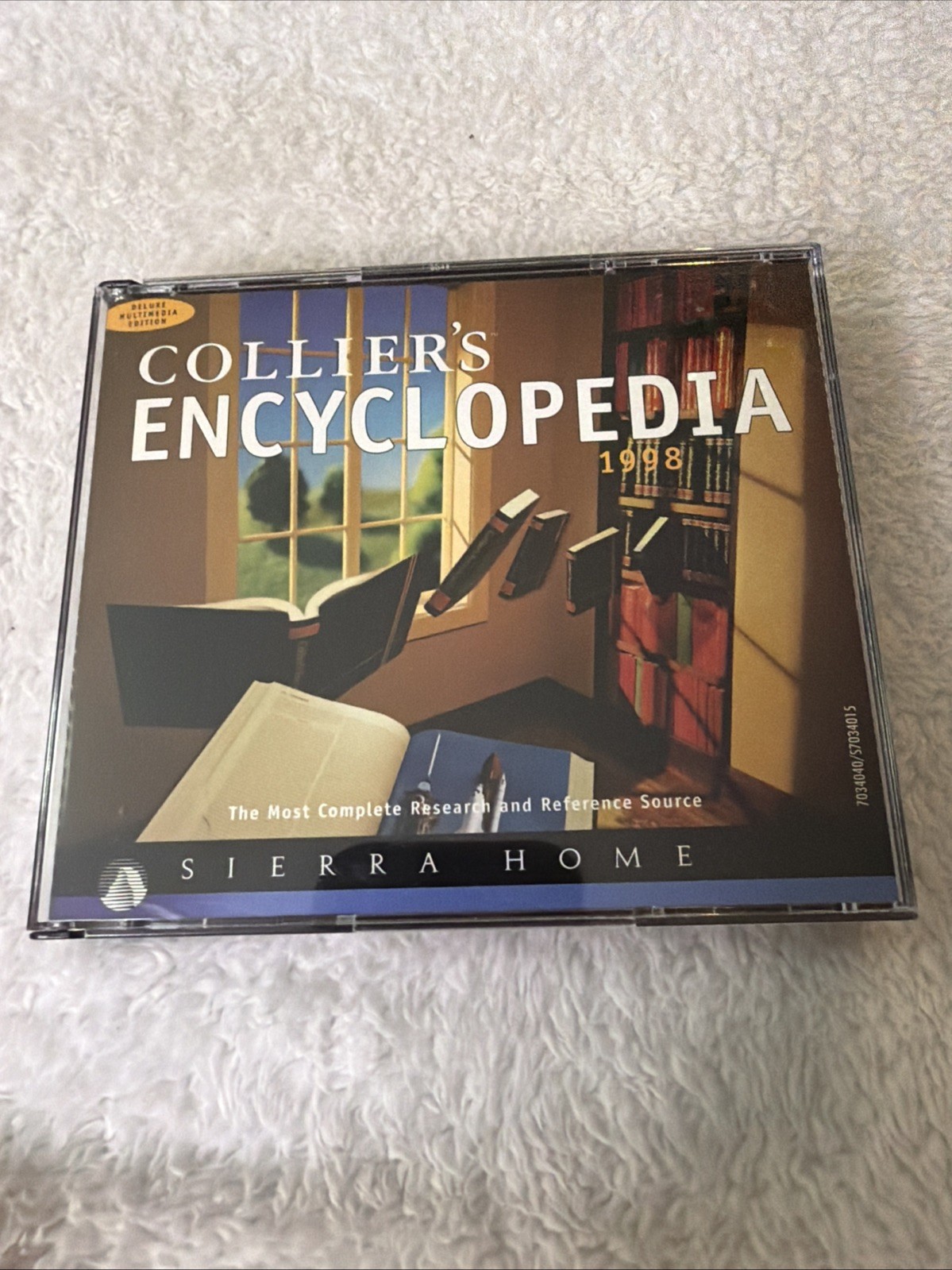 Collier Encyclopedia 3 PC CD Rom Set 1998 Sierra Home Deluxe Multimedia Edition