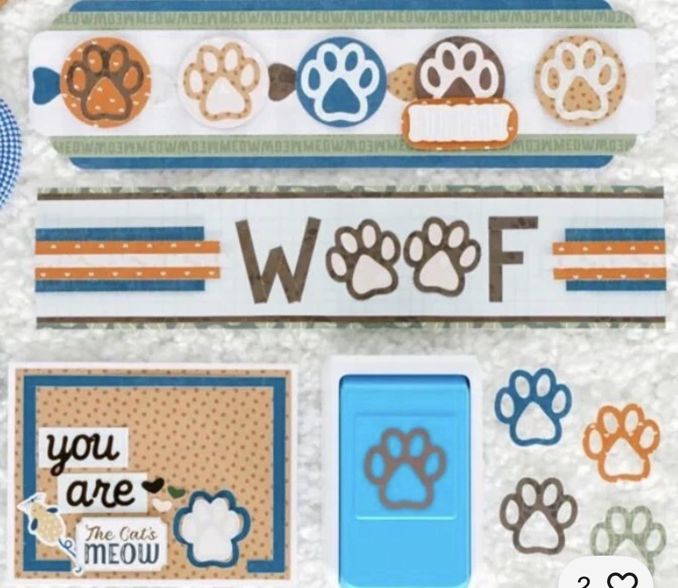 Creative Memories Paw Print Punch