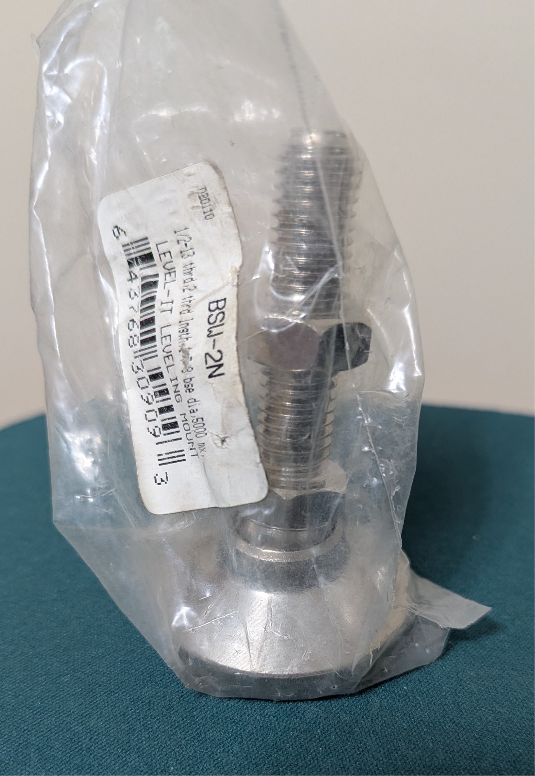 S&W LEVEL-IT Leveling Mount 1/2-13 Thread, 2" Length,  1 7/8" Base, 5,000 LB Cap