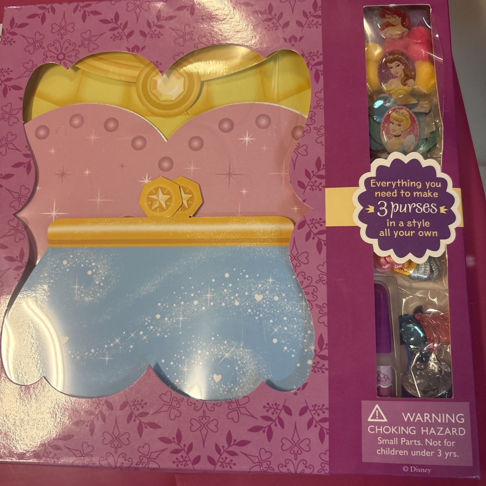Klutz Craft Disney Princess Paper Purses Nib