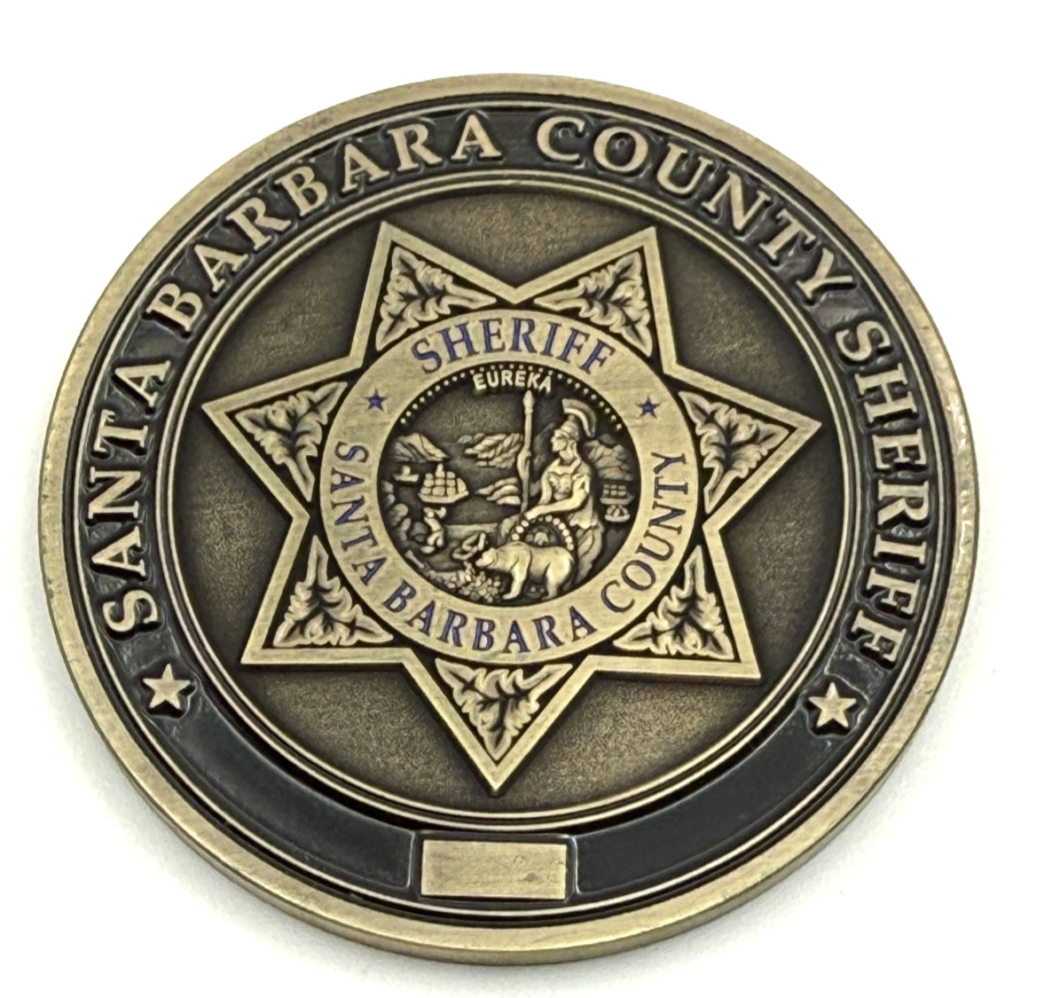 G19 Santa Barbara County Sheriff Office Cannabis Team Police Challenge Coin