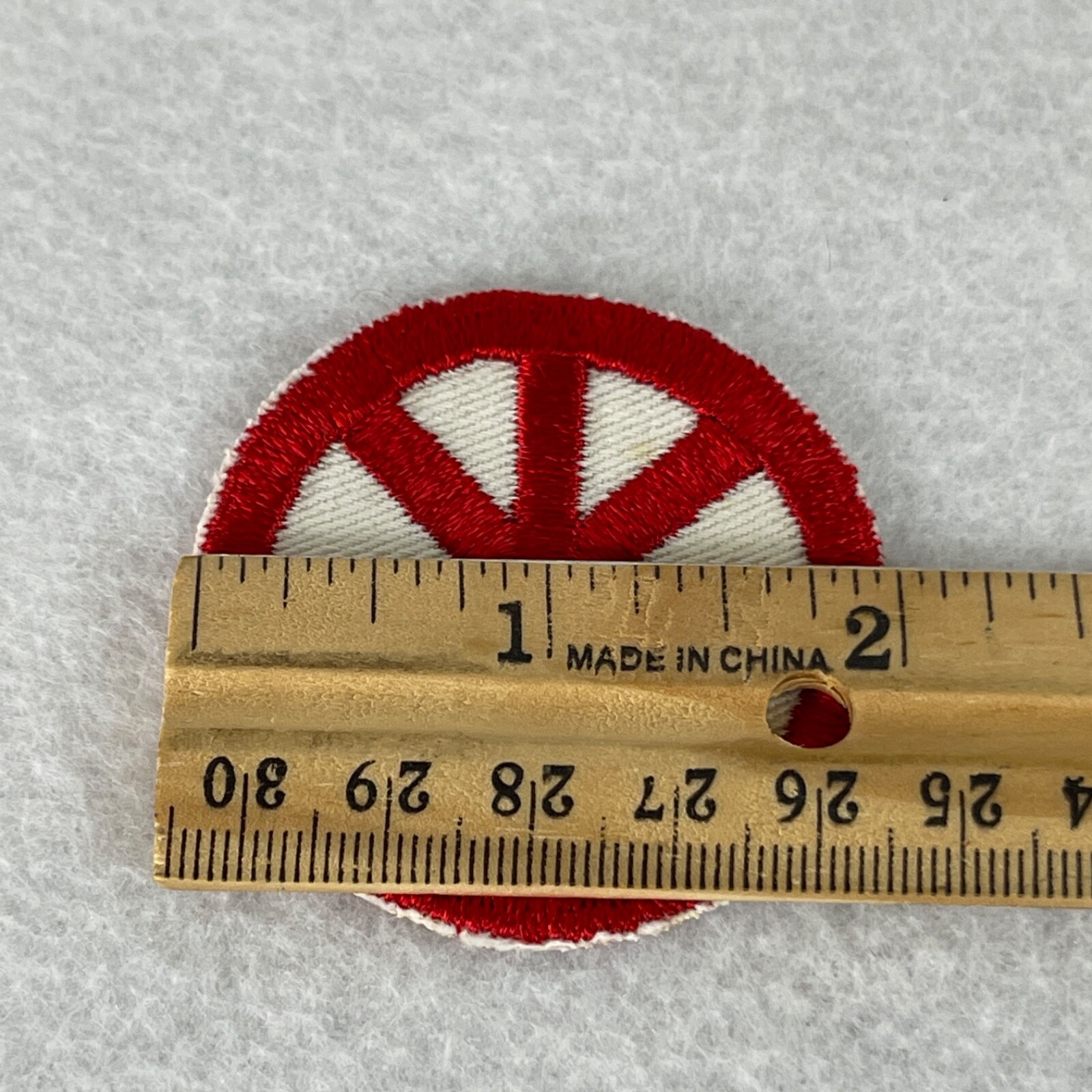 Peace And Love Patch Badge Red Peace Embroidered