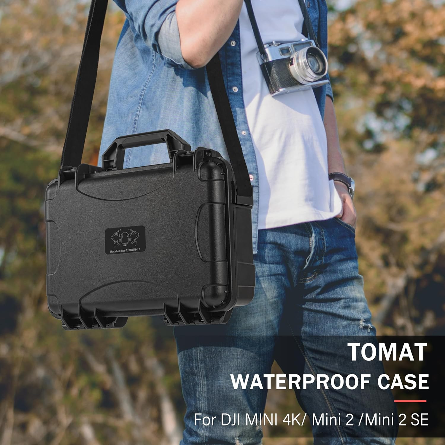 Mini 4K Case Waterproof Hard Carrying Case for DJI MINI 4K / Mini2 Fly More Comb