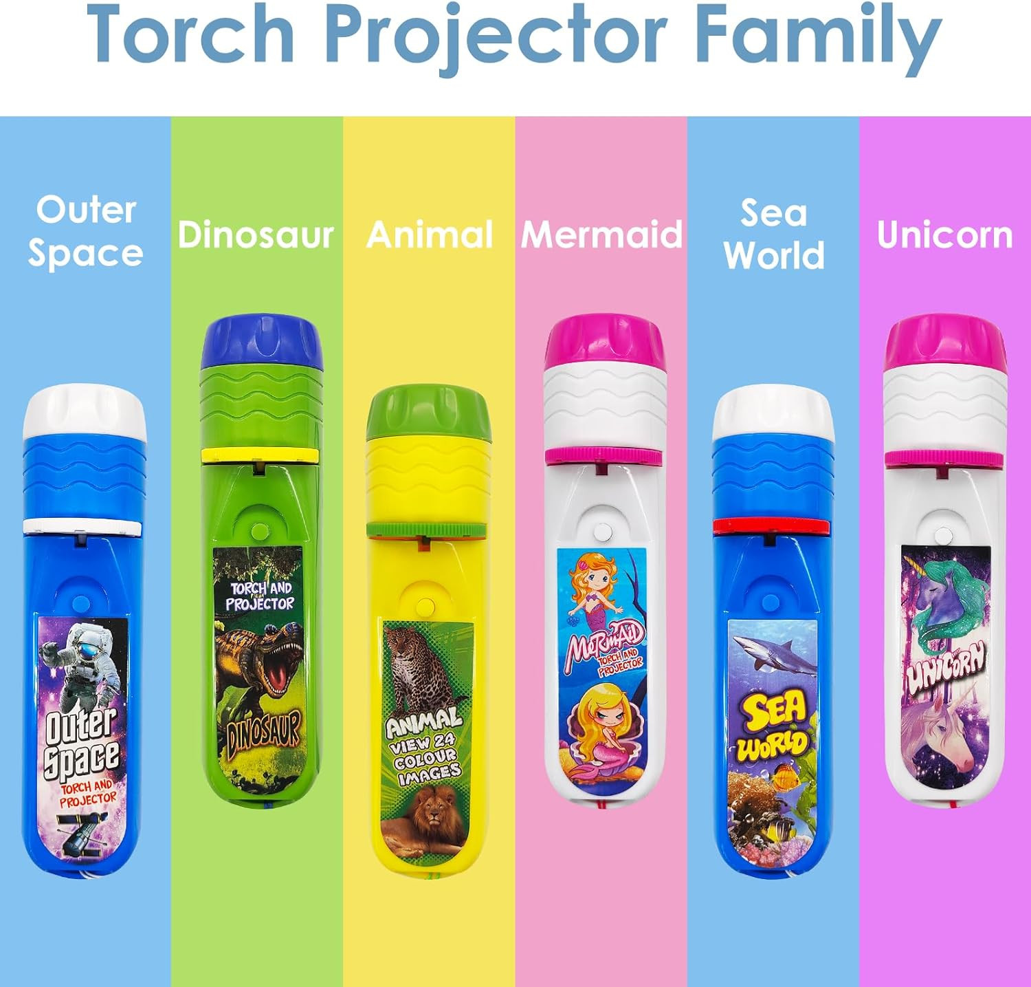 Pup Go Dinosaur Kids Flashlight Projector Torch with 3 Discs 24