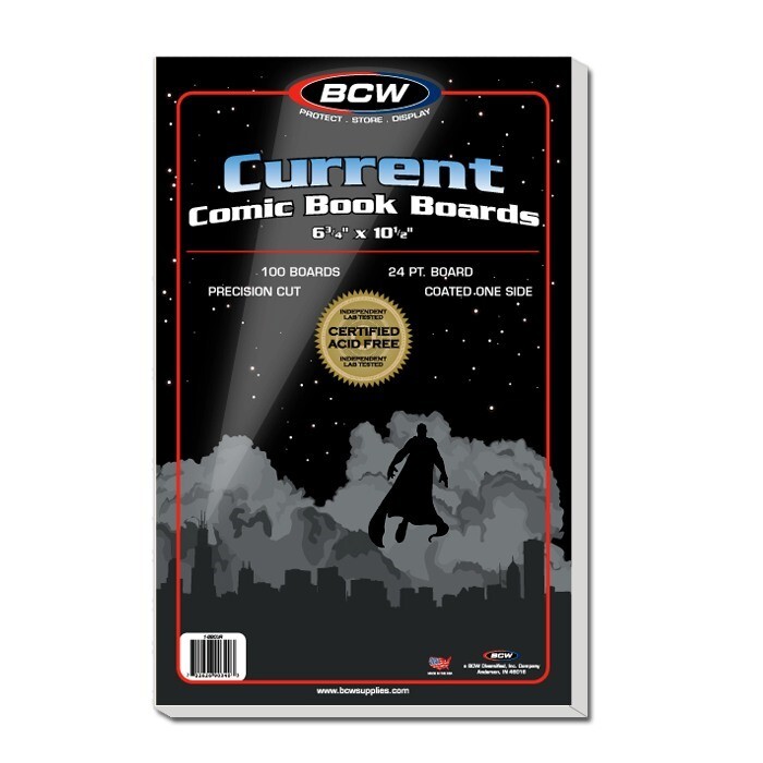 100 BCW THICK Comic Book Bags Sleeve + Boards Modern Current Annual Safe Storage