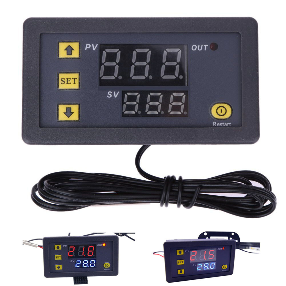 W3230 -50~120℃ digital display temperature controller 12V / 24V / 110-220V