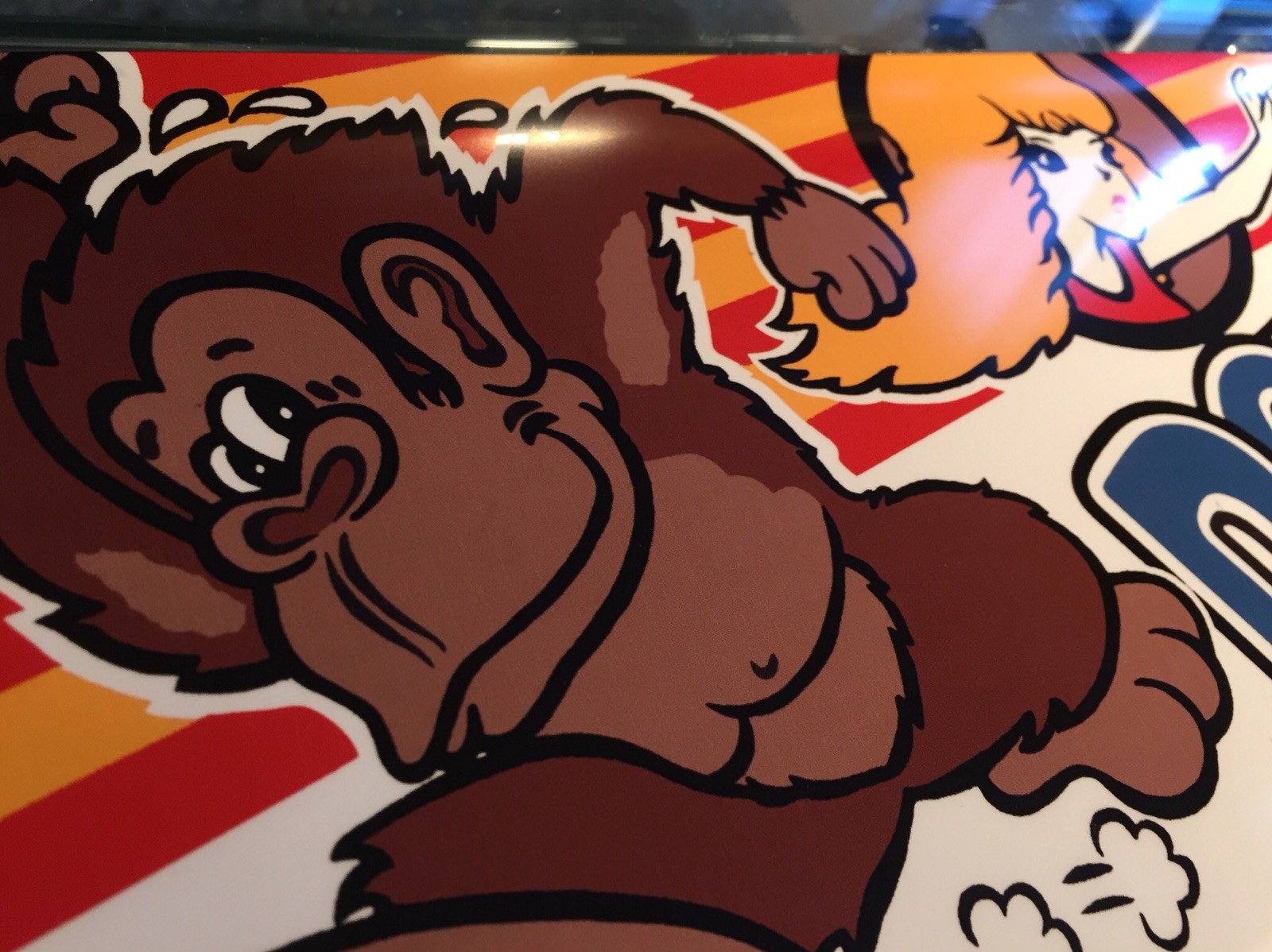 Donkey Kong Arcade Marquee 22.45" x 5.8"