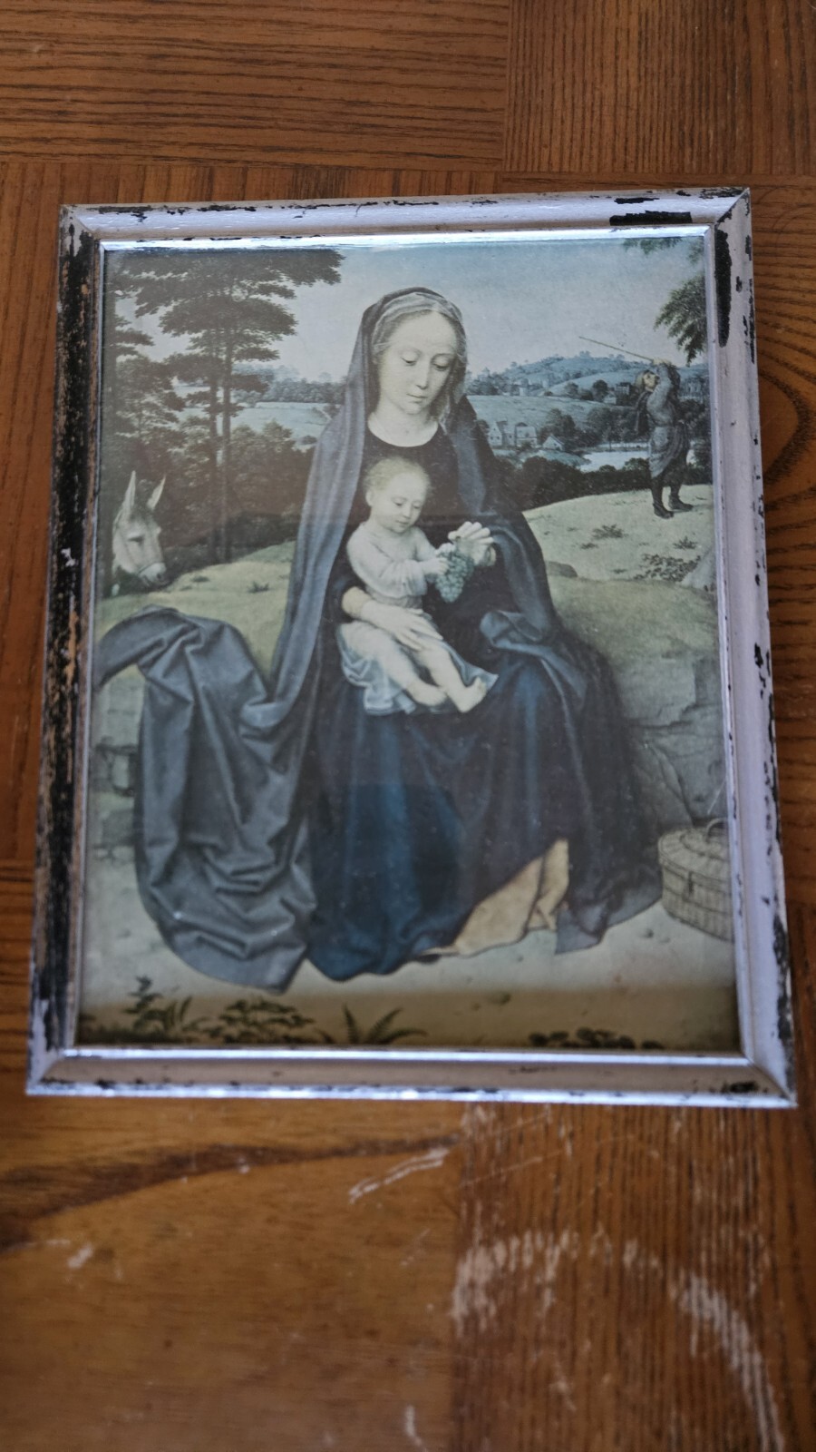 The Rest on the Flight into Egypt Wood Framed picture