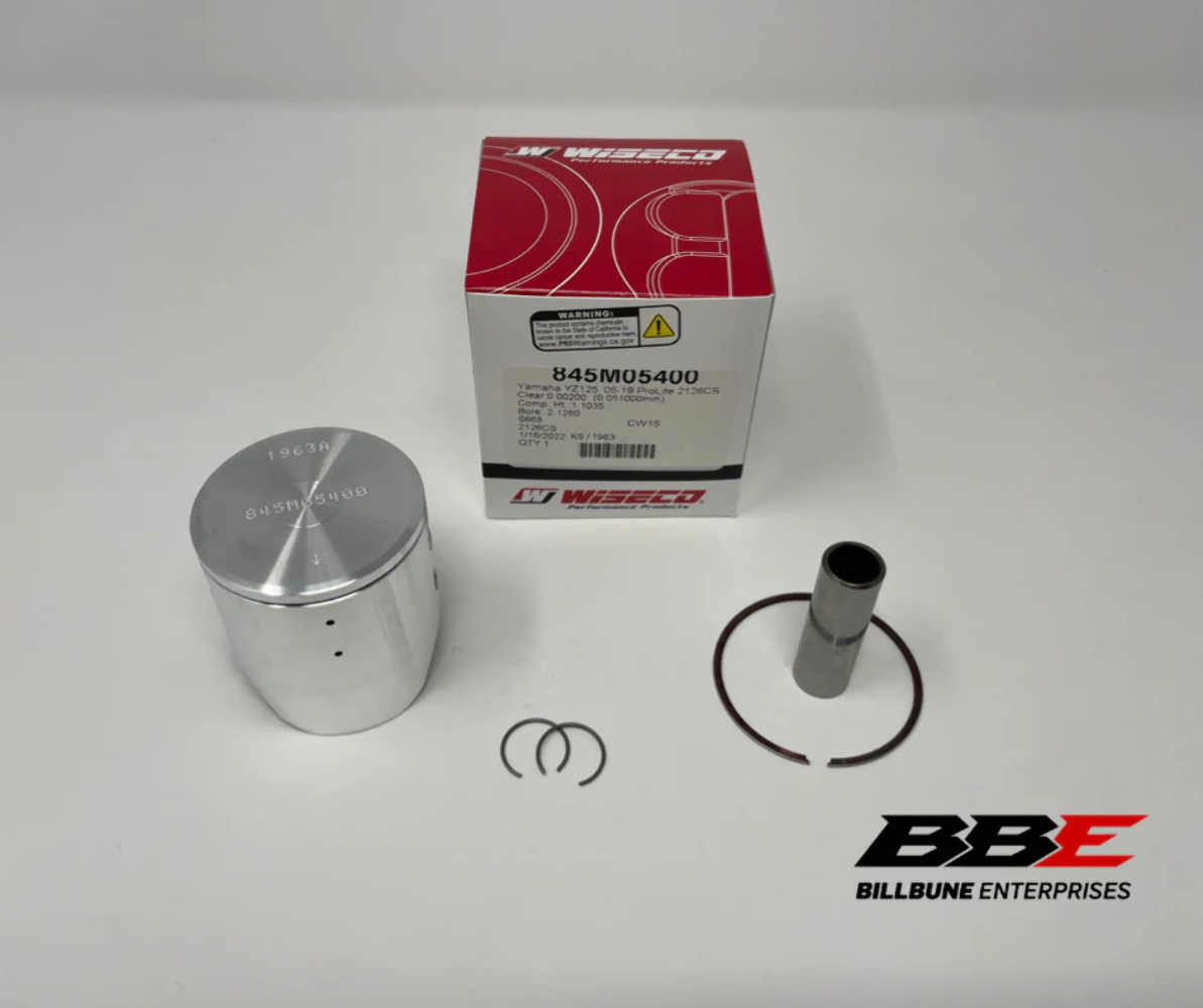 '05-'21 Yamaha Yz125 Wiseco Standard / Stock 54.00mm Bore Piston Kit, Yz125X