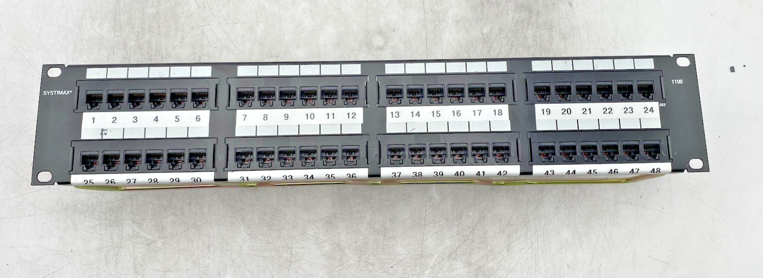 CommScope SYSTIMAX 1100 Universal PS Patch Panel 48 Port