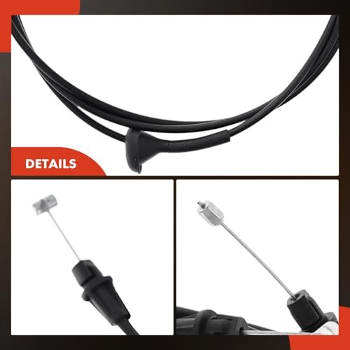 Front Hood Latch Release Cable Without Handle Compatible with Ford F 2015-2021