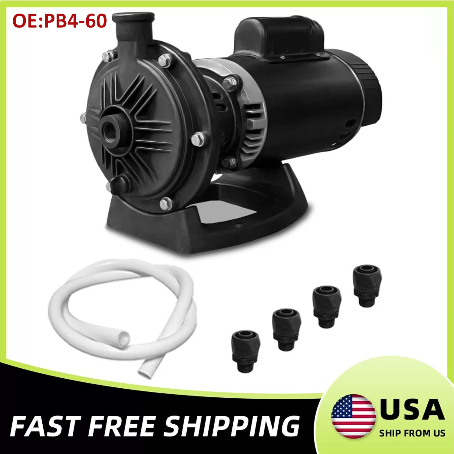 PB4-60 3/4 hp Booster Pool Pump for Polaris Pressure Side Pool Cleaners