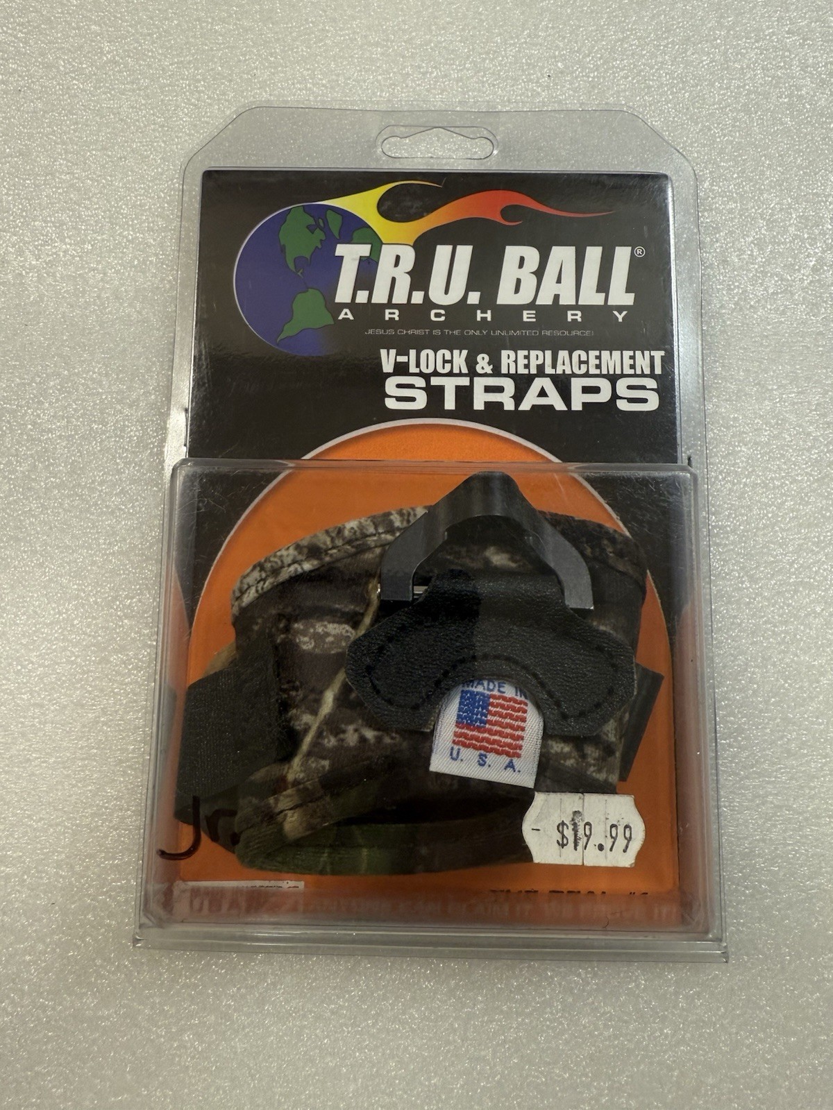 TRU Ball Archery Release Wrist Strap Adjustable Camo Replacement Spare - JR