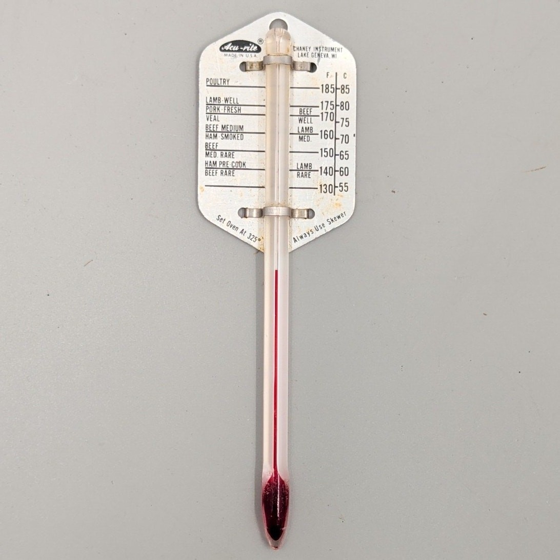 Vintage Acu-rite Meat Thermometer 5.5"