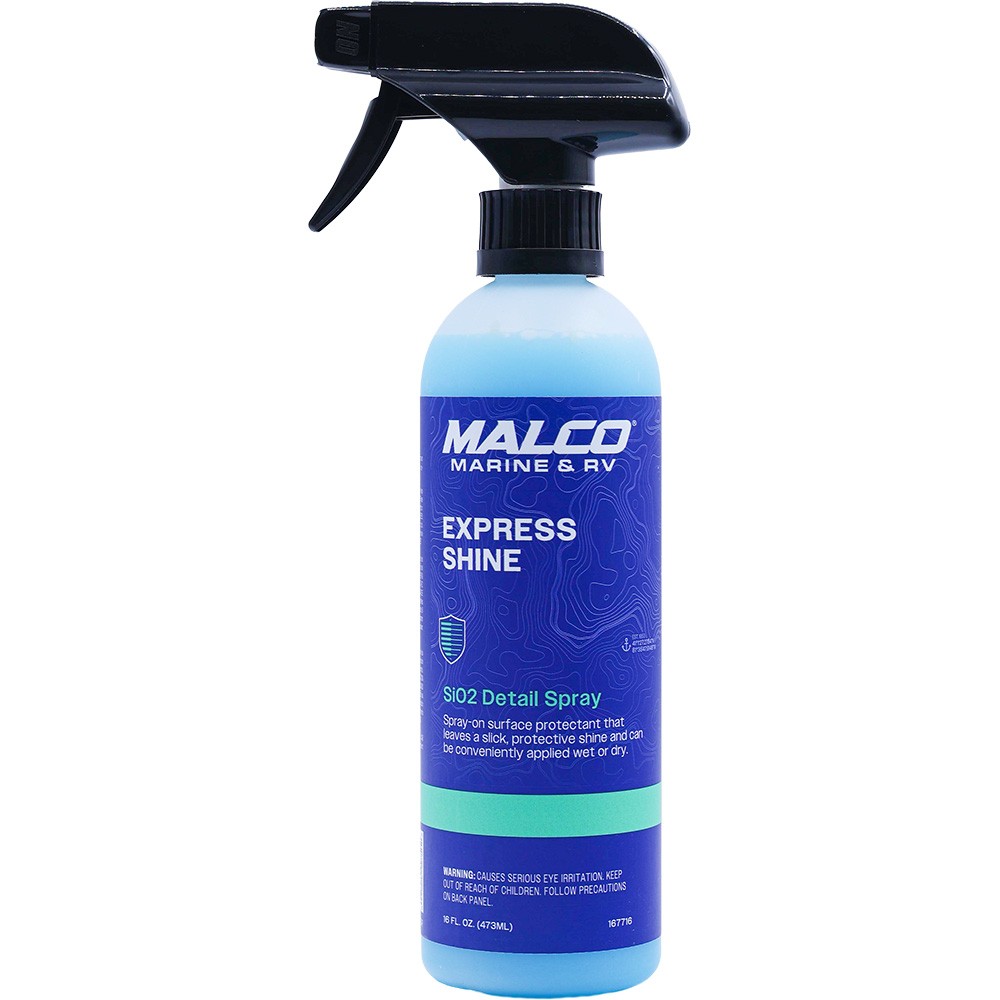 Malco Express Shine SiO2 Detail Spray - 16oz 167716 UPC 075929997502