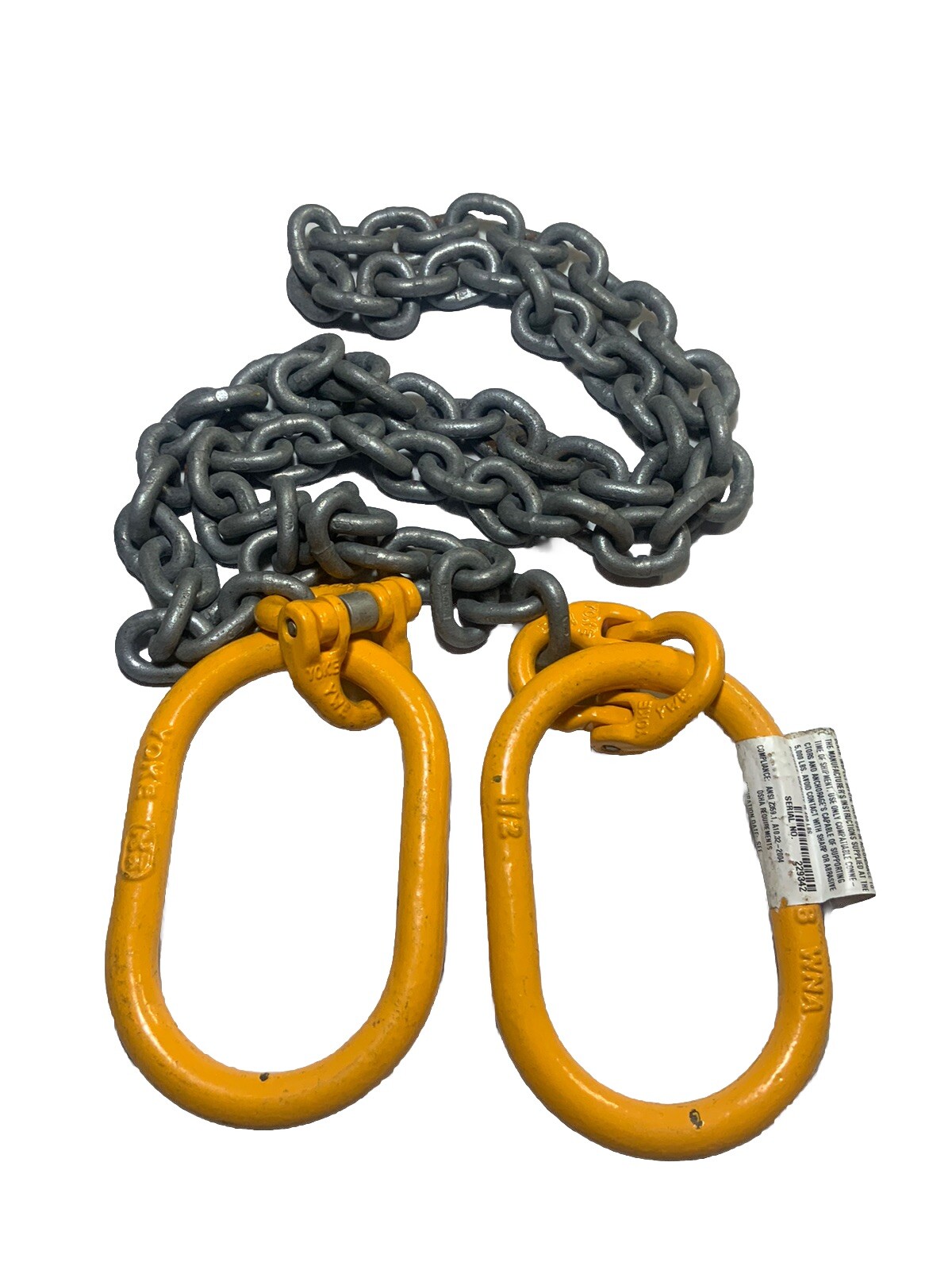 Honeywell Miller 440/6Ft Cross Arm Chain,Temporary,410 Lb.