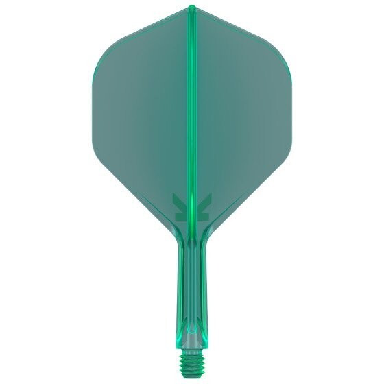 GREEN SHORT  NO2 TARGET K-FLEX 1 PIECE SHAFT AND FLIGHT