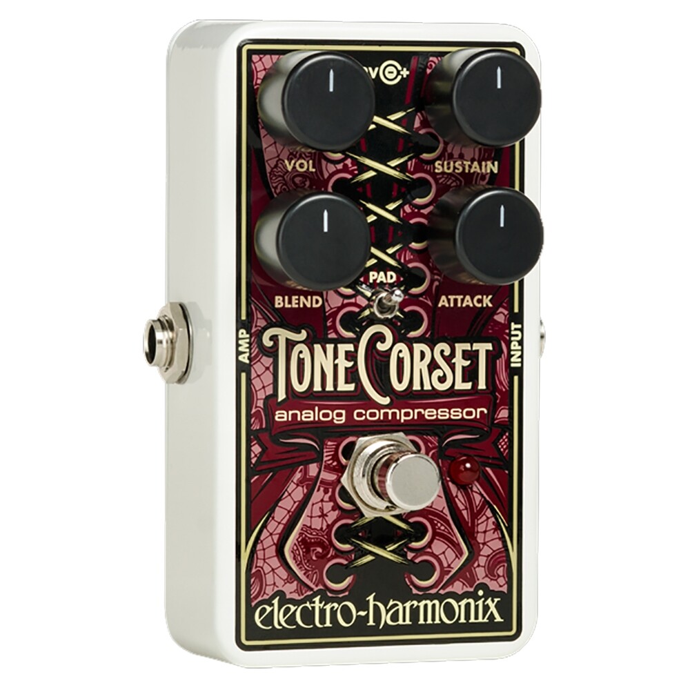 Electro-Harmonix EHX Tone Corset Analog Compressor Stompbox Guitar Effects Pedal