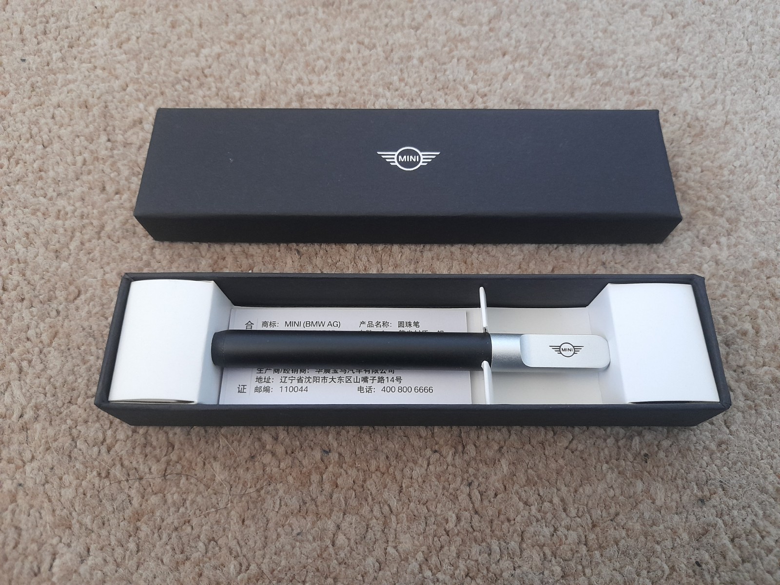 NEW GENUINE MINI ( CARS ) ROLLERBALL PEN IN GIFT BOX COOPER S JCP BMW CLUBMAN