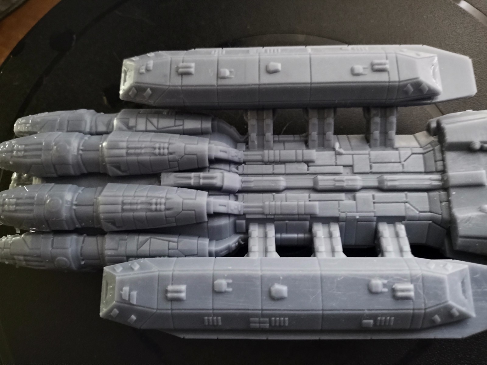 Battlestar Pegasus 3D Resin Print 8.75 " In Length