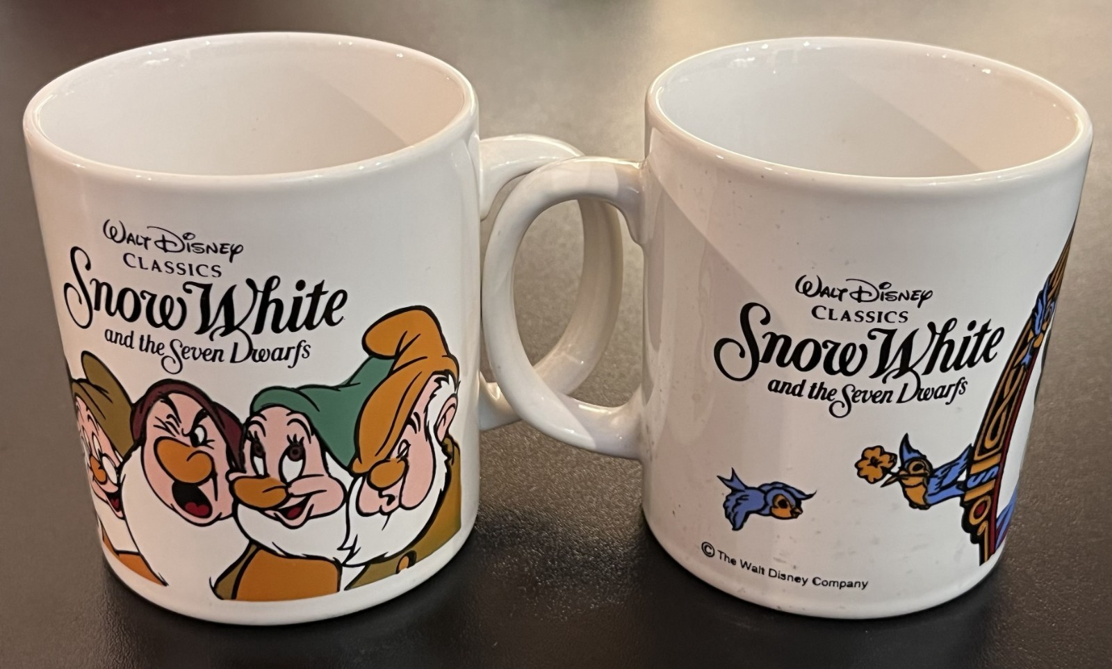 Vintage Disney Mugs – Snow White (pair)