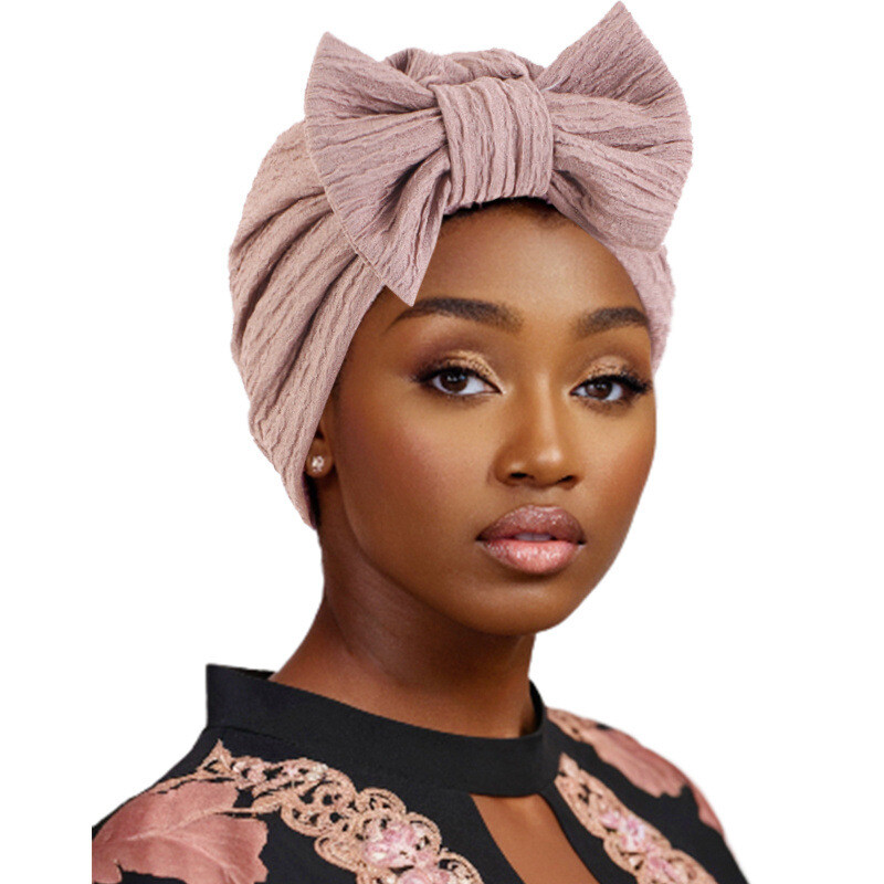 African Women Hijab Bonnet Hat Turban Hair Loss Cover Chemo Cap Head Wrap Scarf