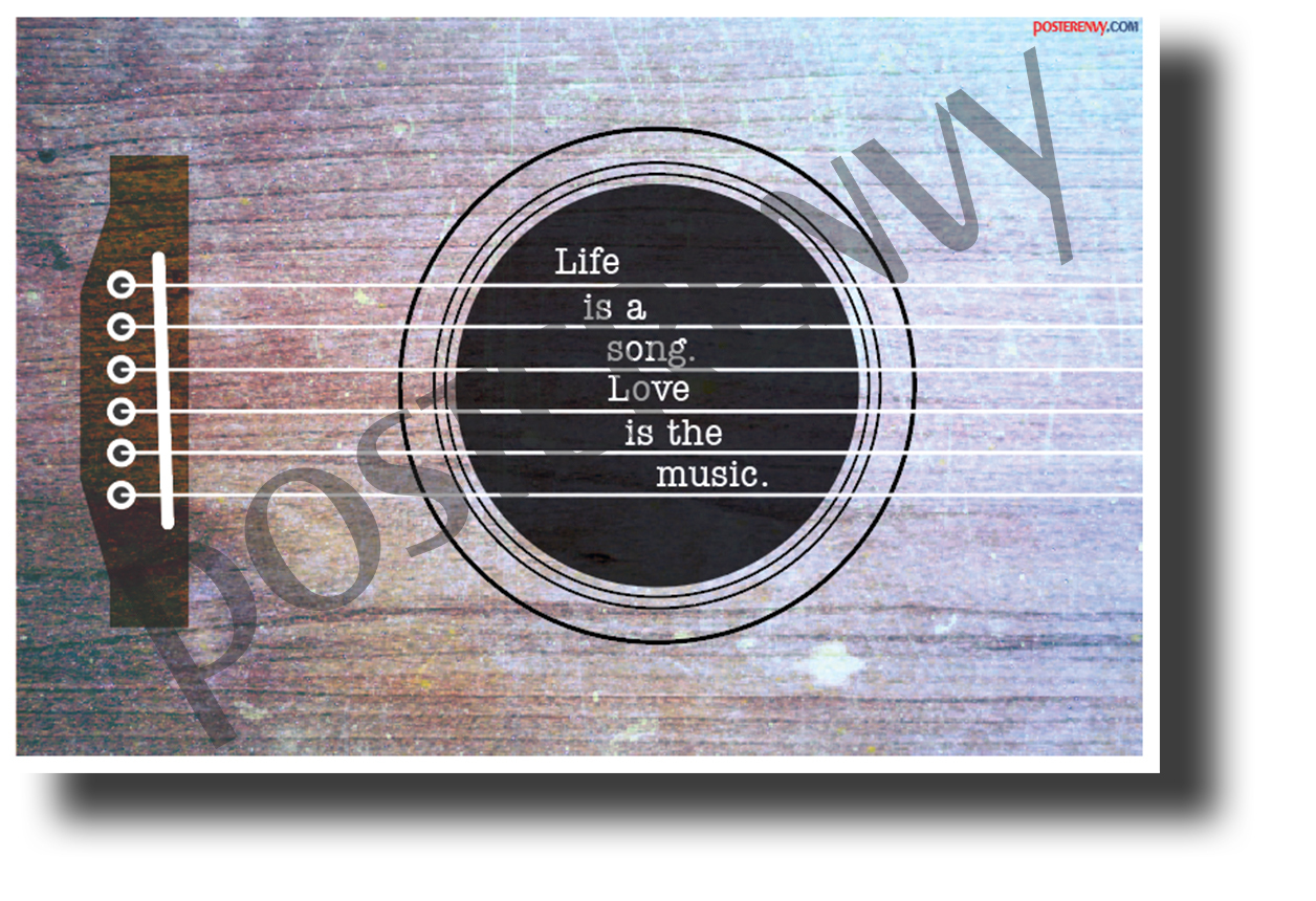 Life is a Song... - NEW Music Poster