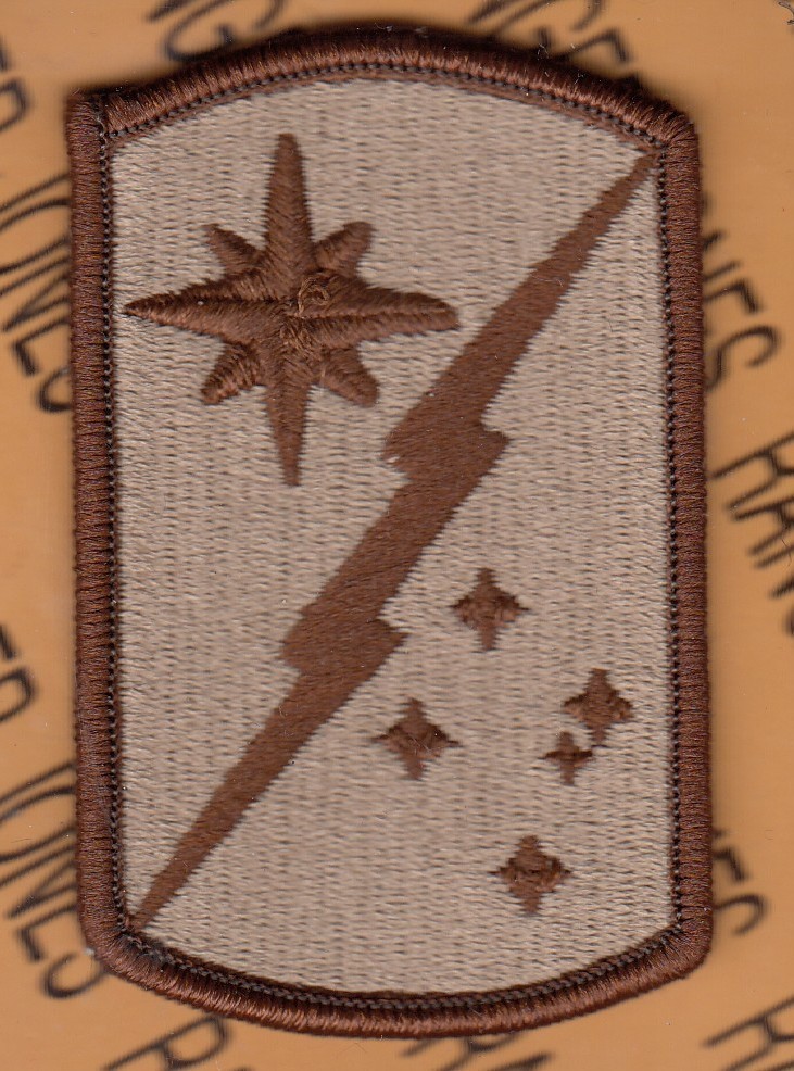 US Army 45th Sustainment Brigade ~3" desert DCU uniform patch m/e
